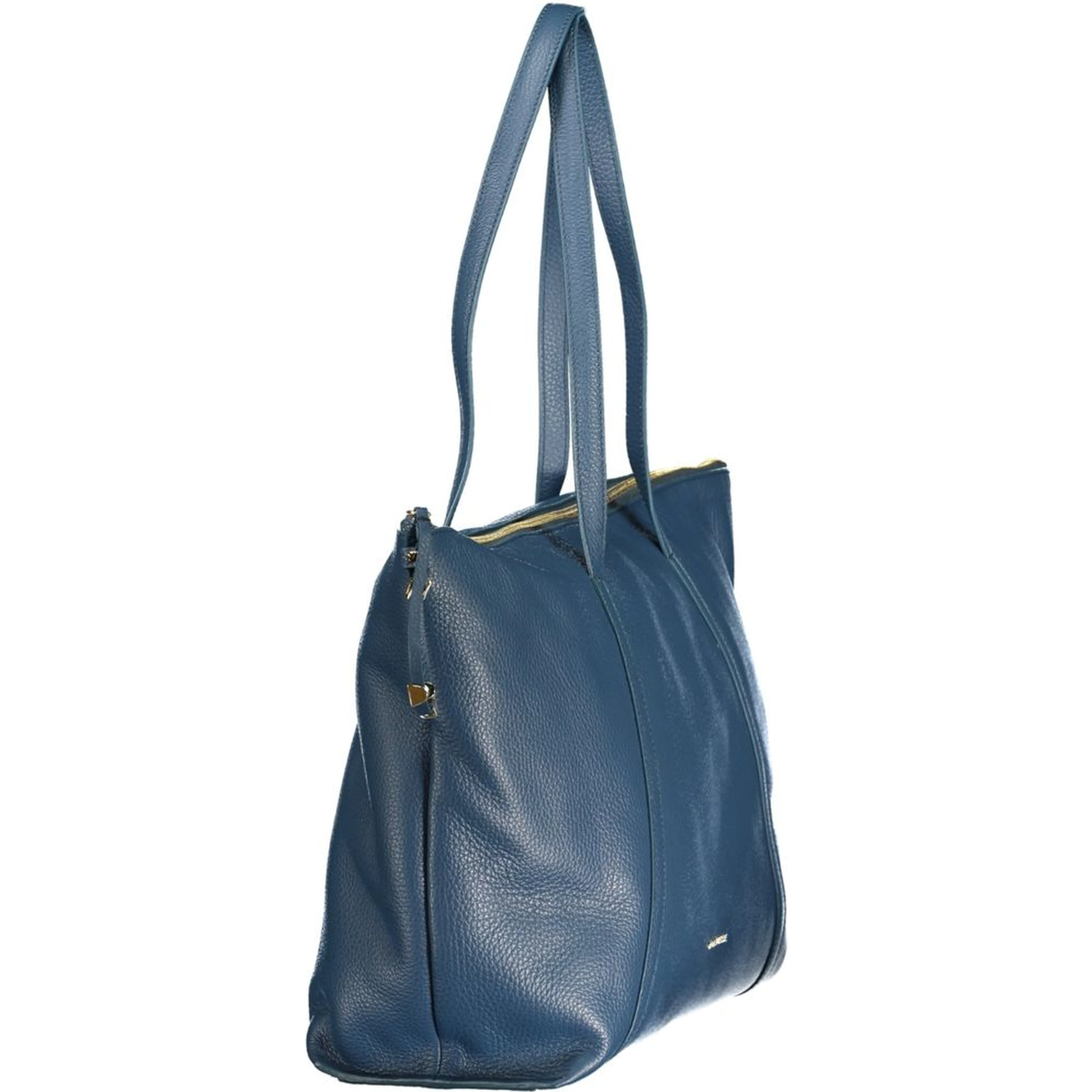 Blue Leather Women's Bag