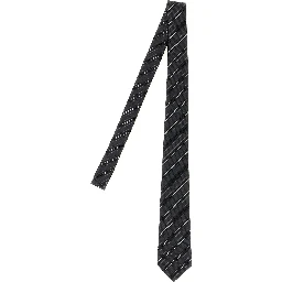 Gray Silk Tie