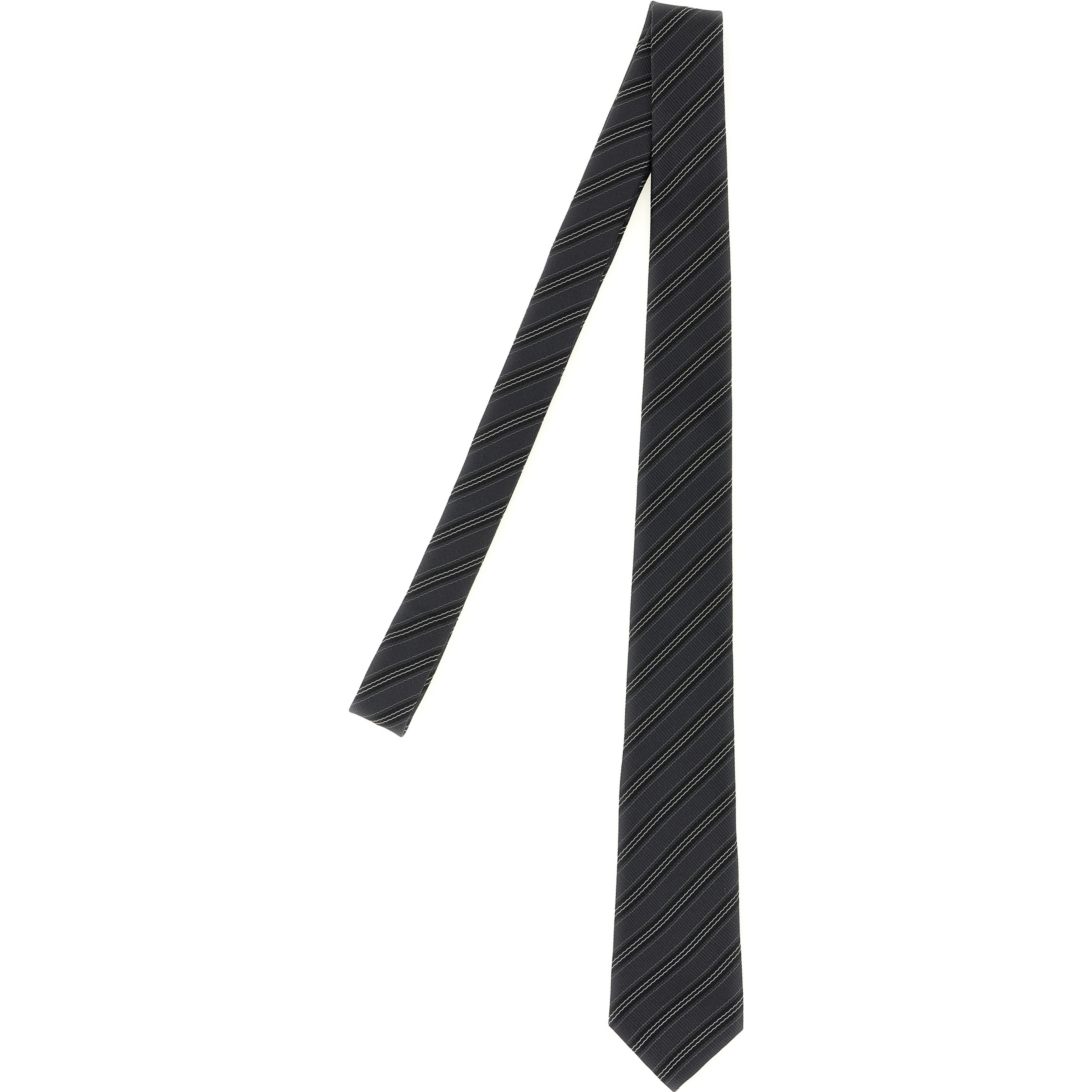 Gray Silk Tie