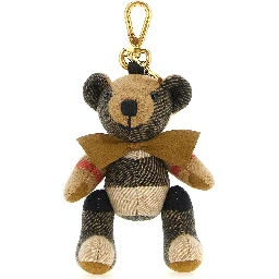 Beige Cashmere Keychain
