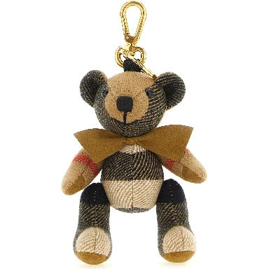Beige Cashmere Keychain