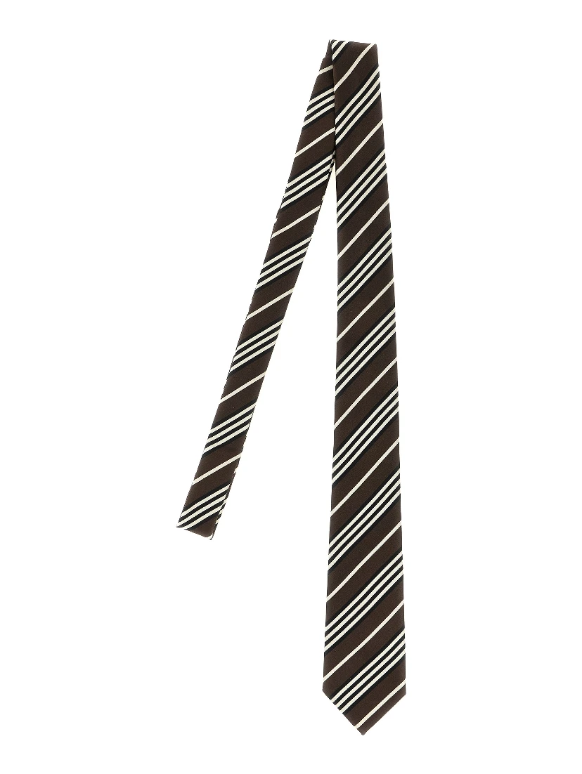 Brown Silk Tie