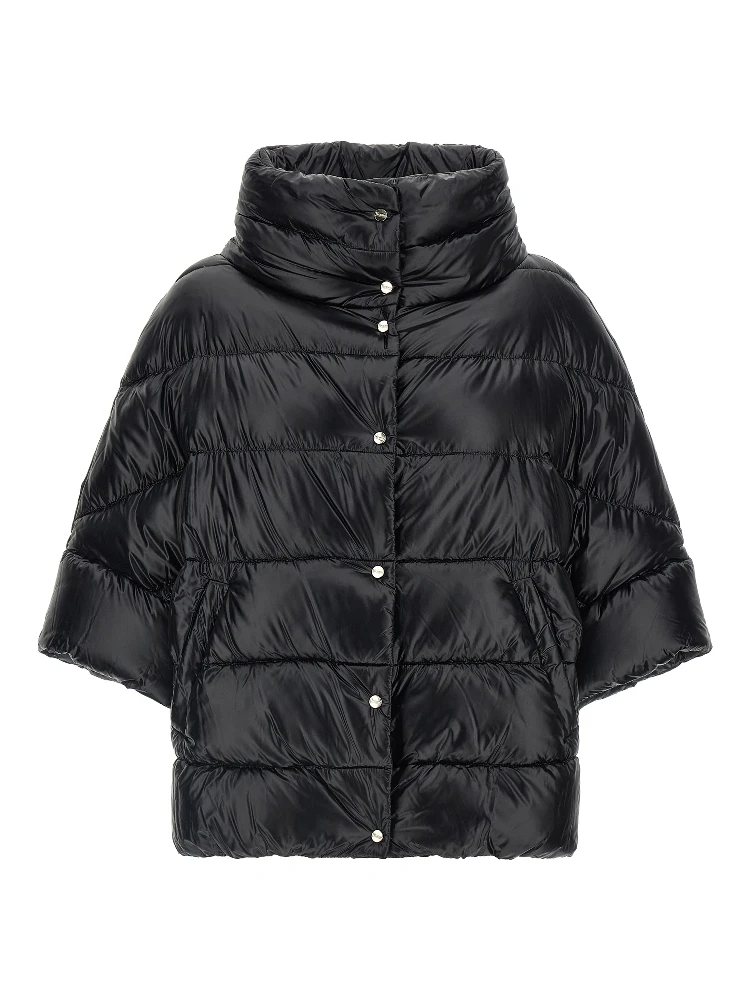 Black Polyamide Coat