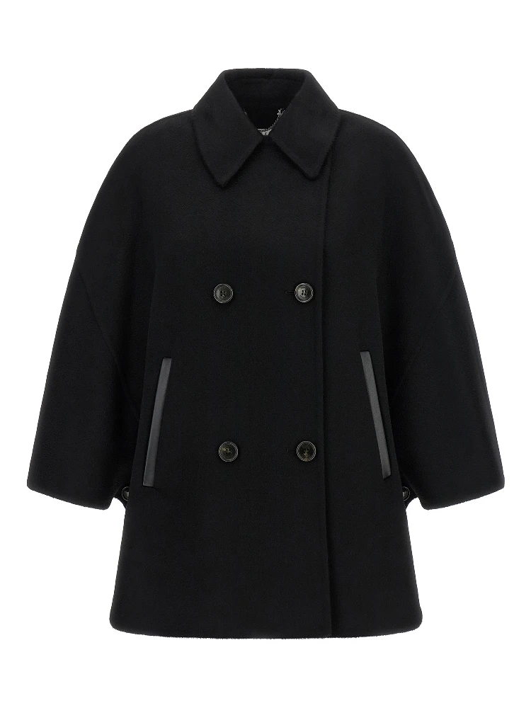 Black Cashmere Coat