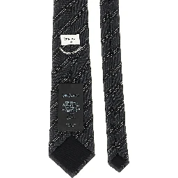 Gray Silk Tie