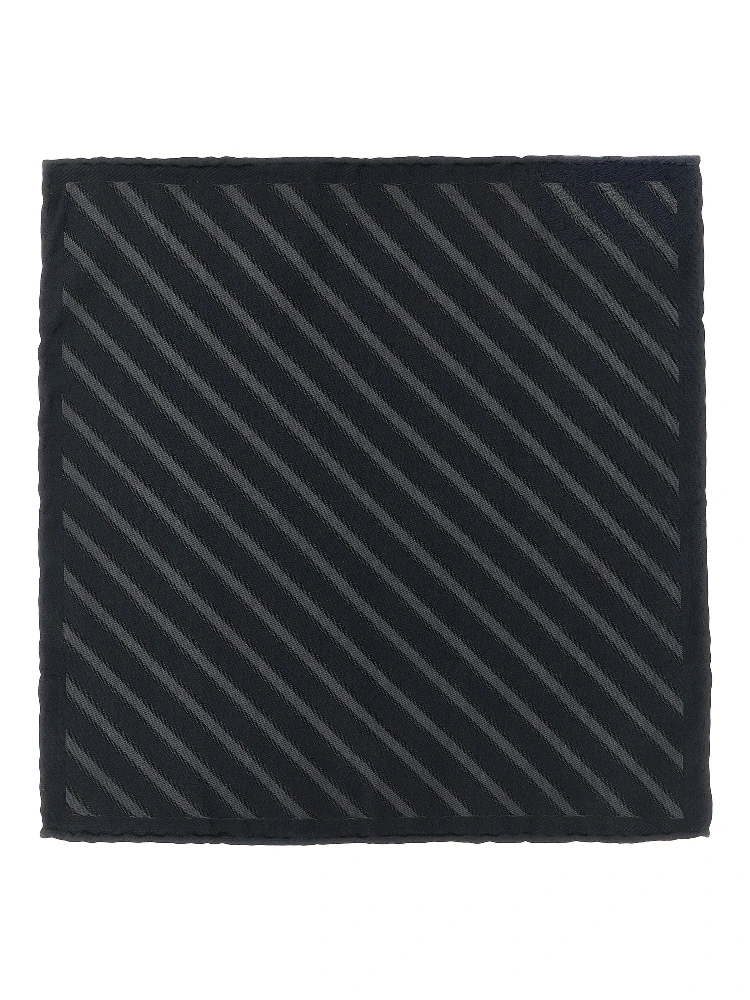 Gray Silk Pocket Square