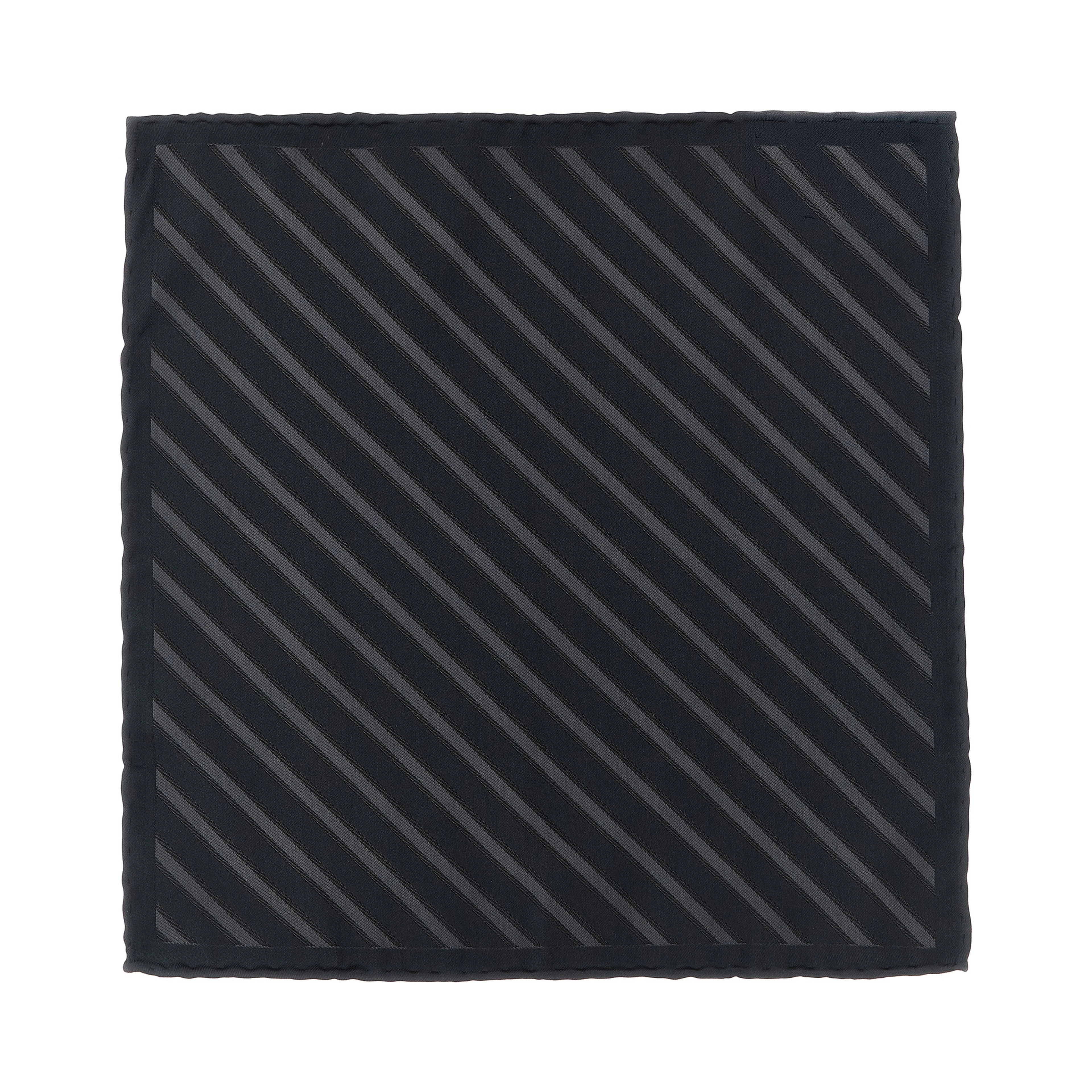 Gray Silk Pocket Square