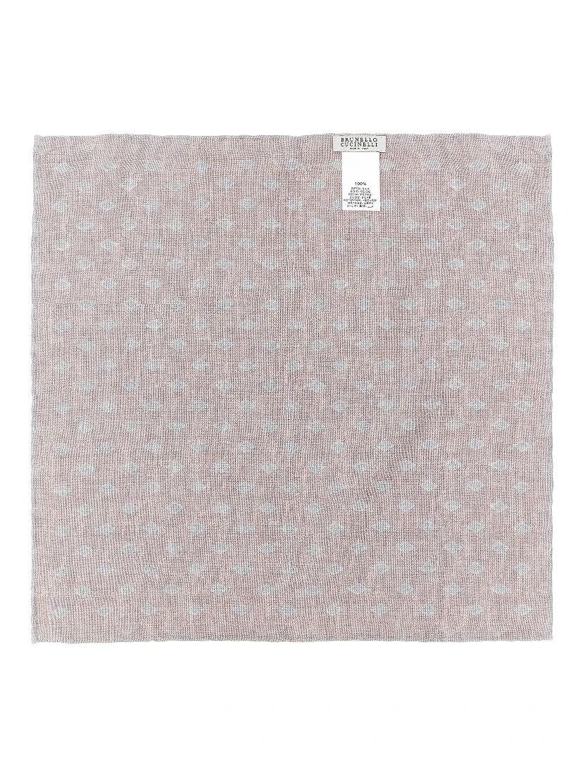 Multicolor Silk Pocket Square