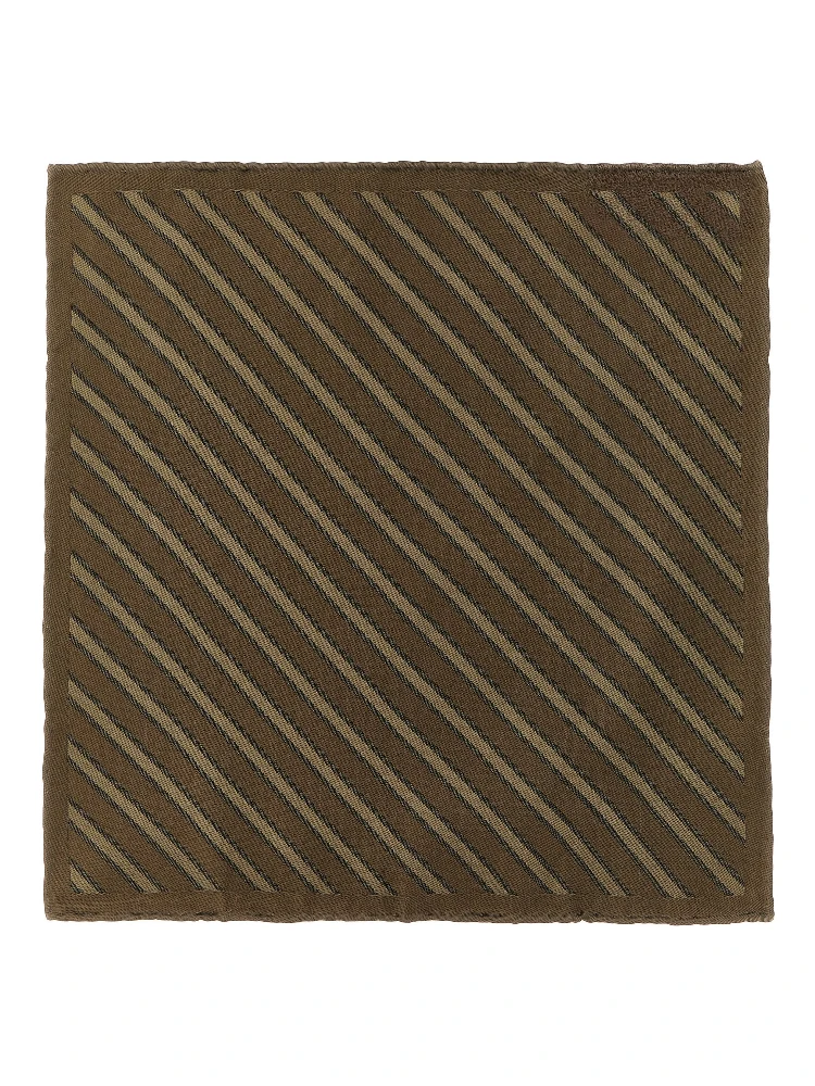 Brown Silk Foulard