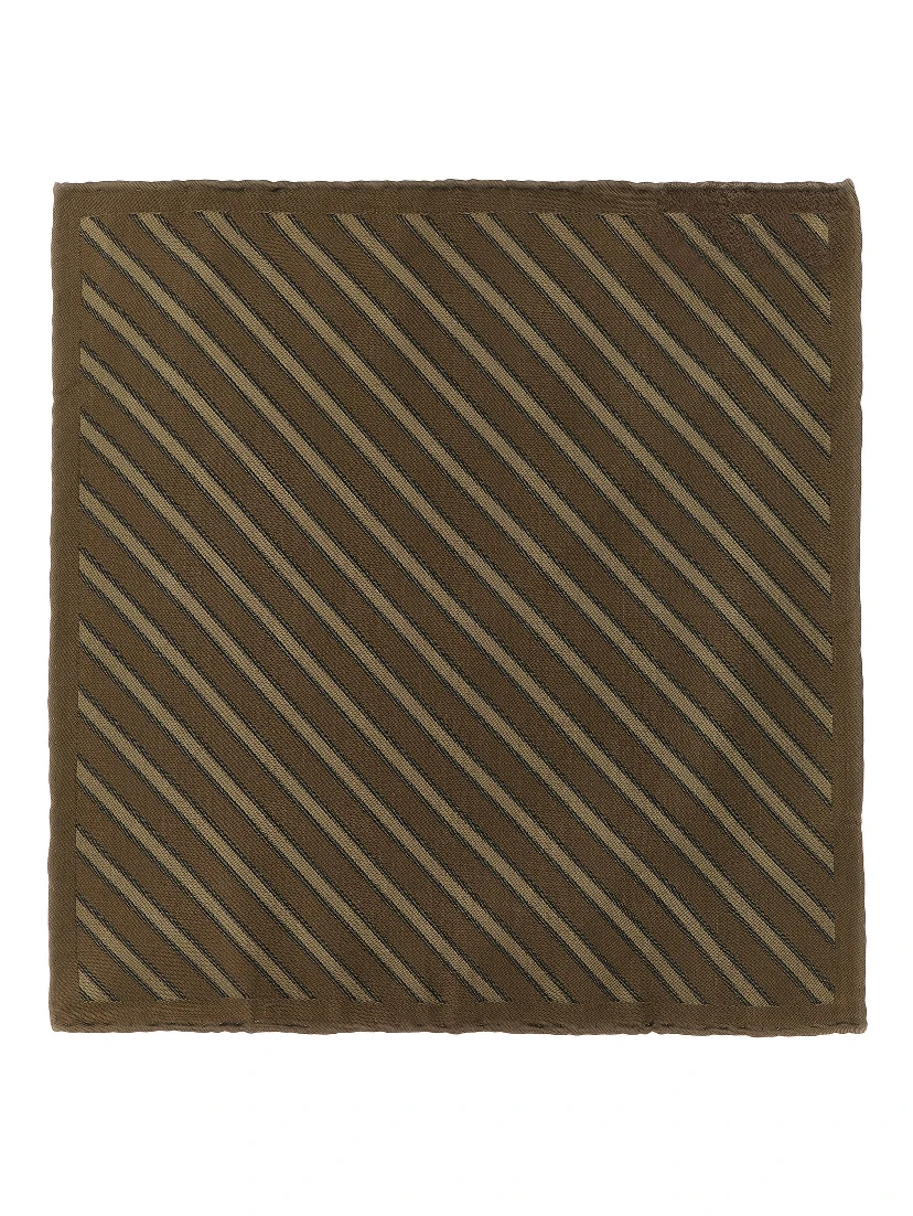 Brown Silk Foulard