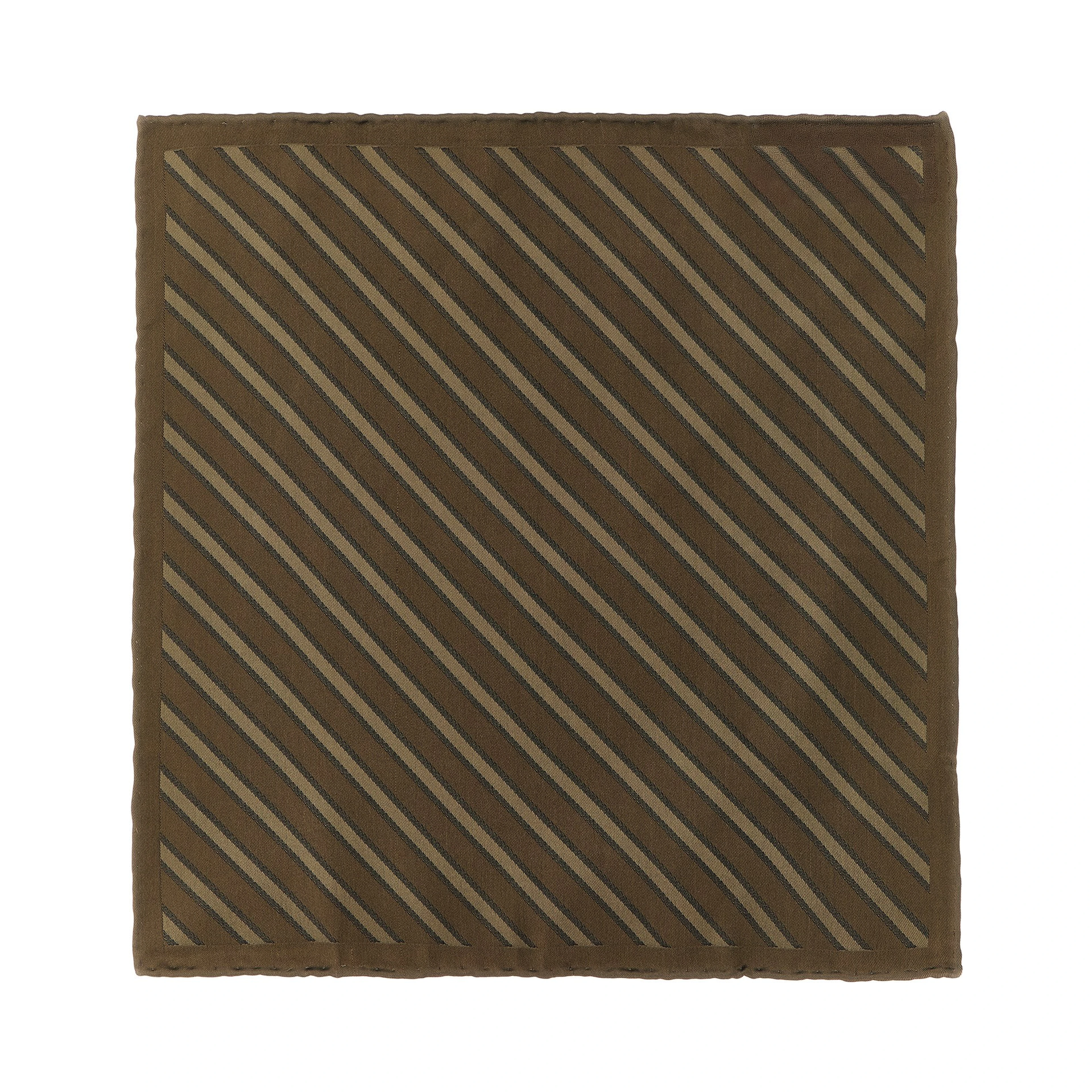 Brown Silk Foulard