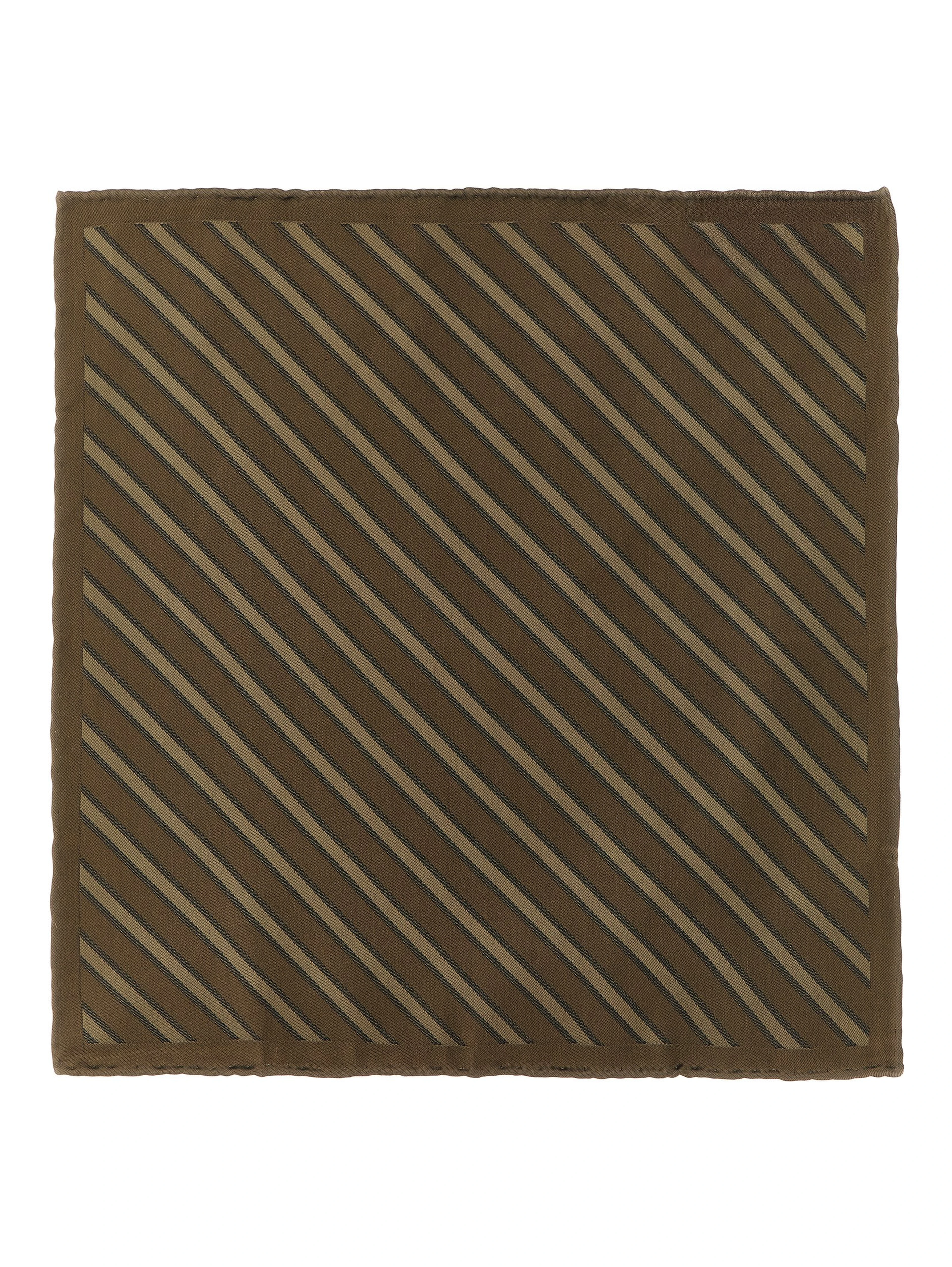 Brown Silk Foulard