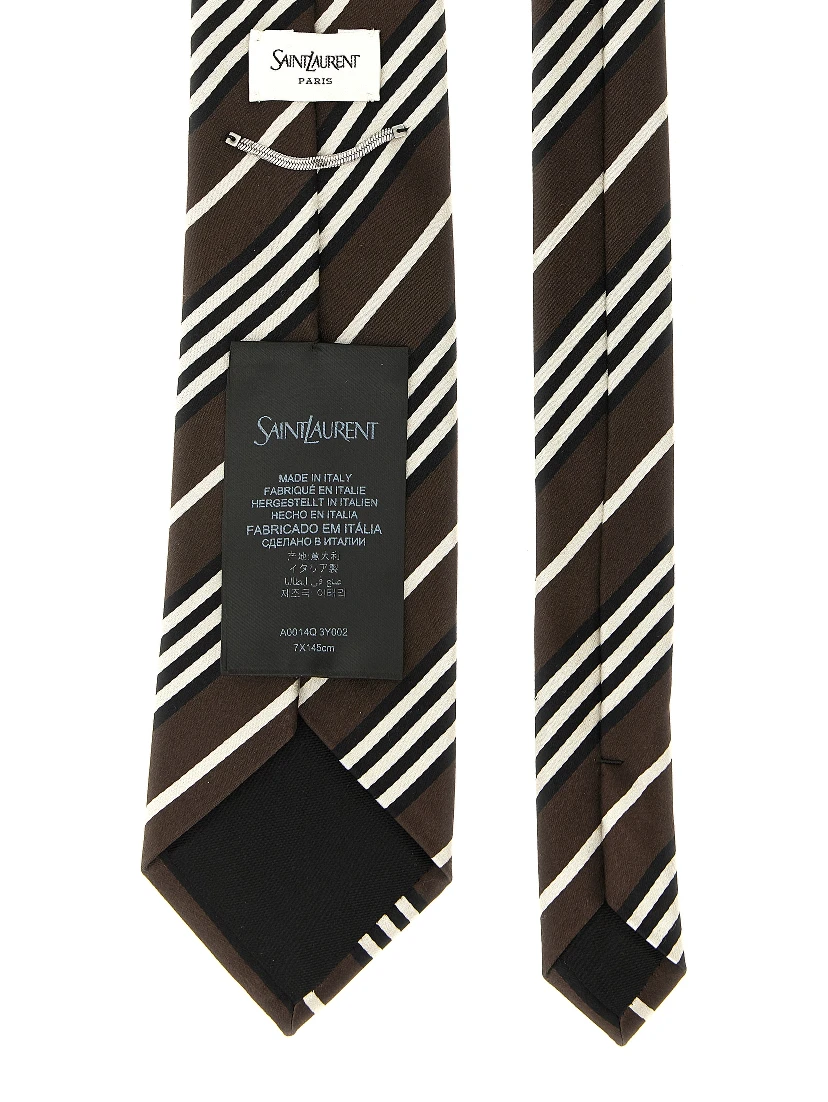 Brown Silk Tie