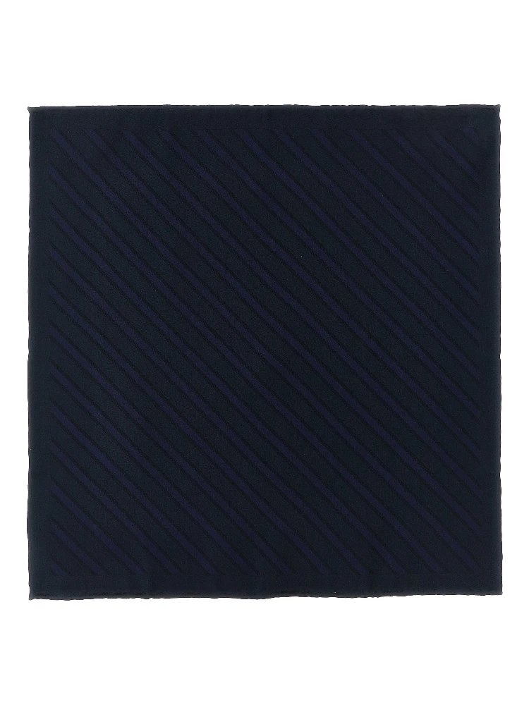 Blue Silk Pocket Square
