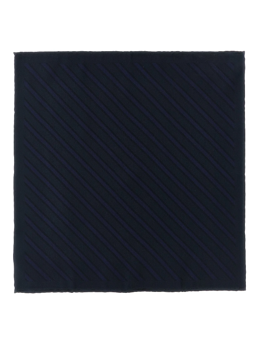 Blue Silk Pocket Square