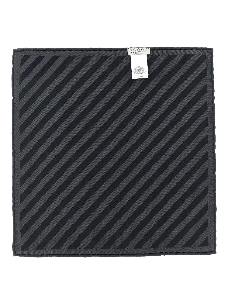 Gray Silk Pocket Square alternative