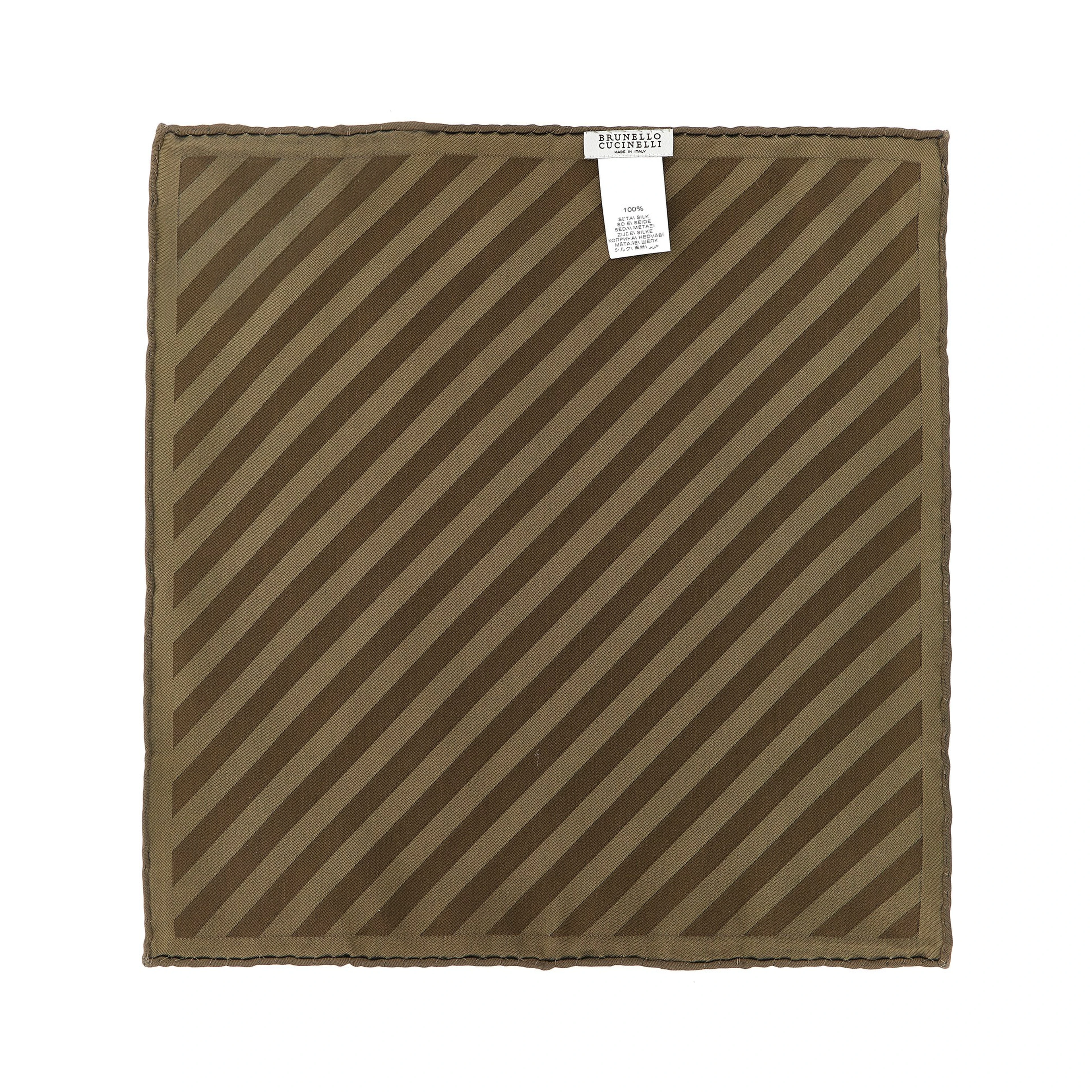 Brown Silk Foulard