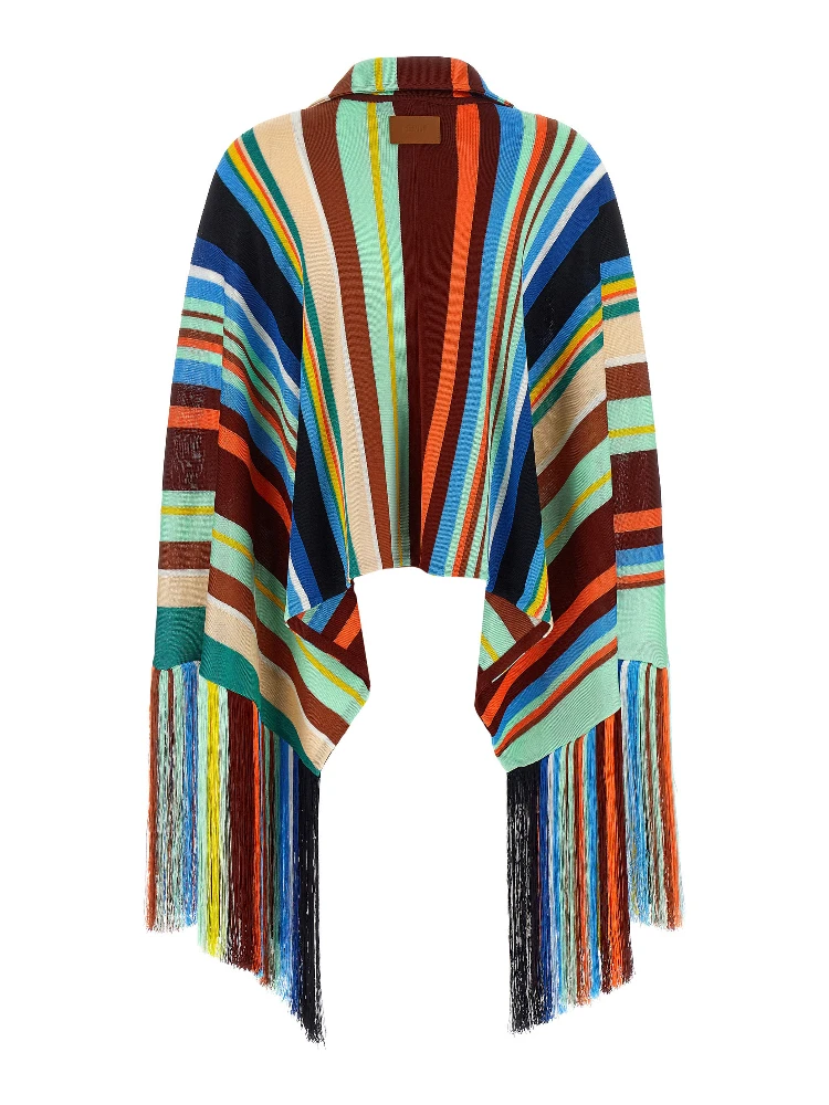 Multicolor Viscose Coat alternative