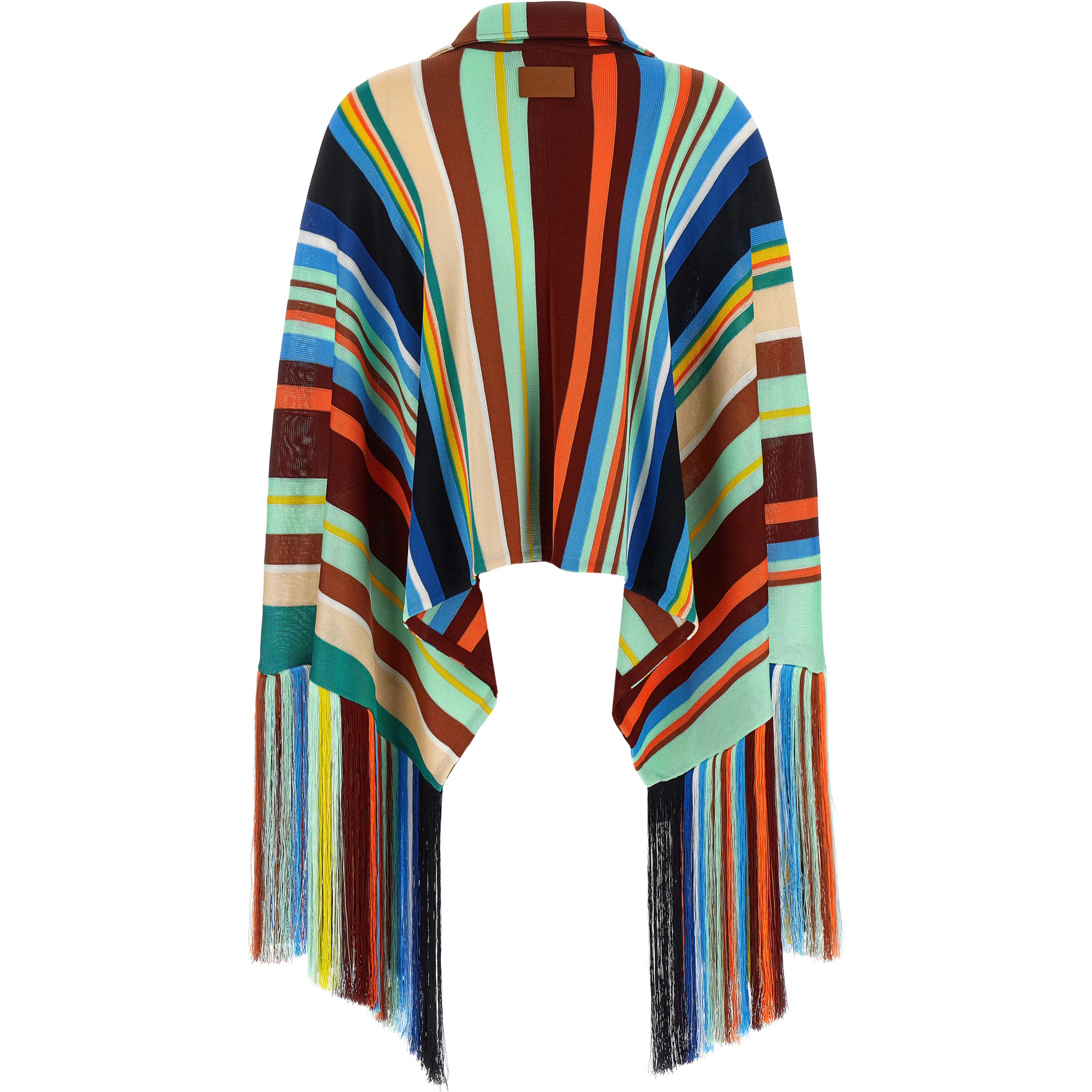 Multicolor Viscose Coat