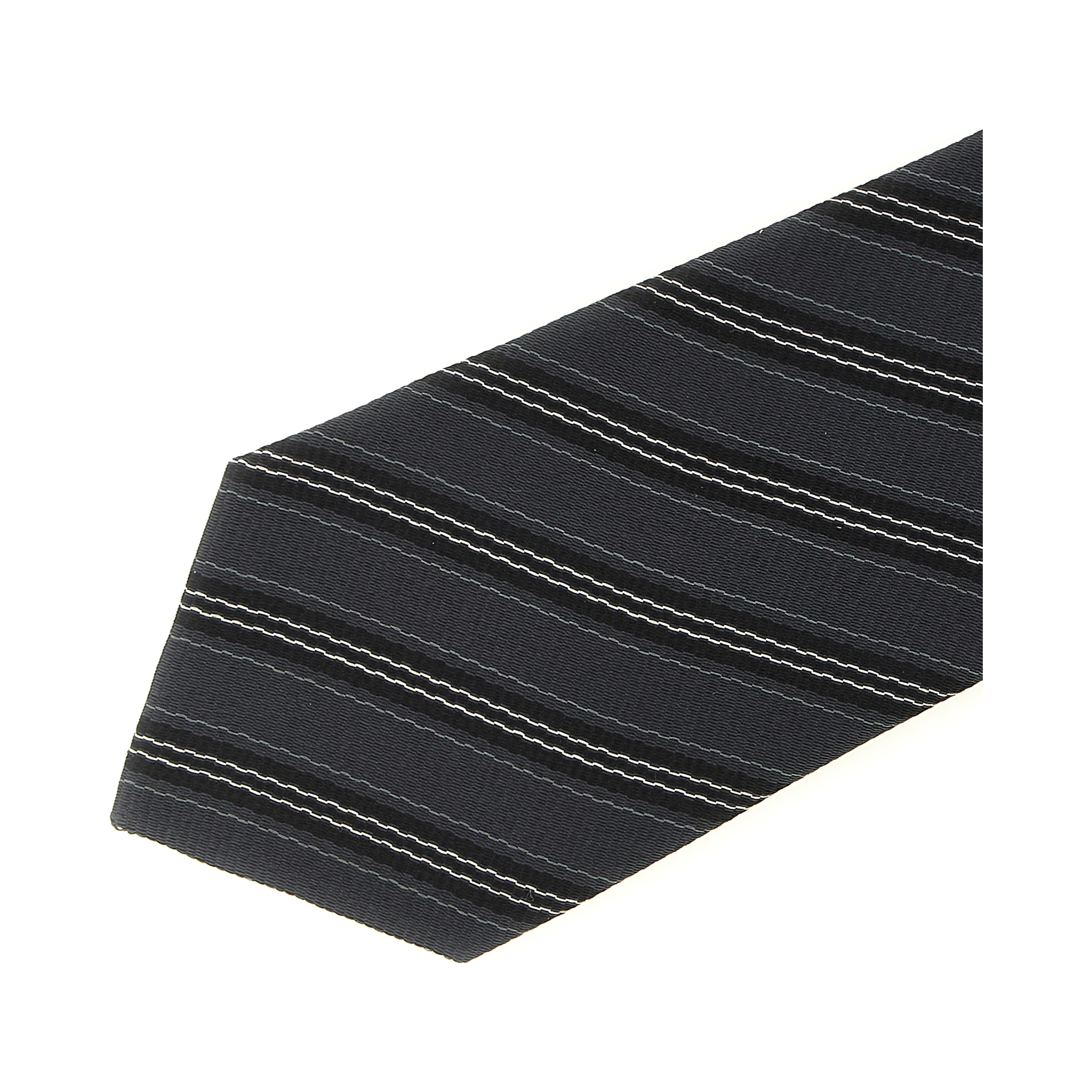 Gray Silk Tie