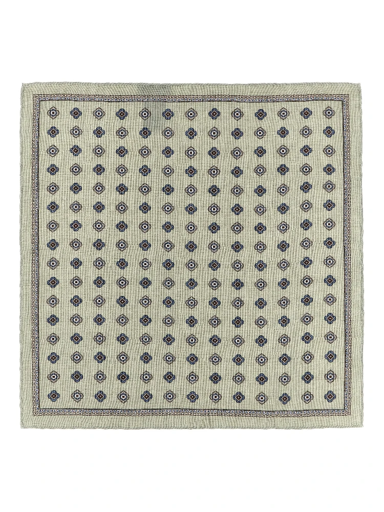 Multicolor Silk Pocket Square