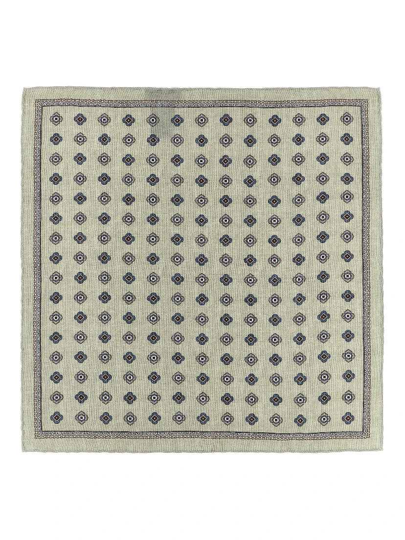 Multicolor Silk Pocket Square