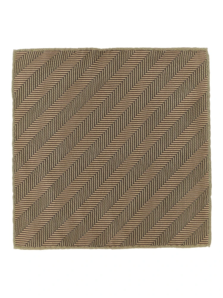 Beige Silk Pocket Square