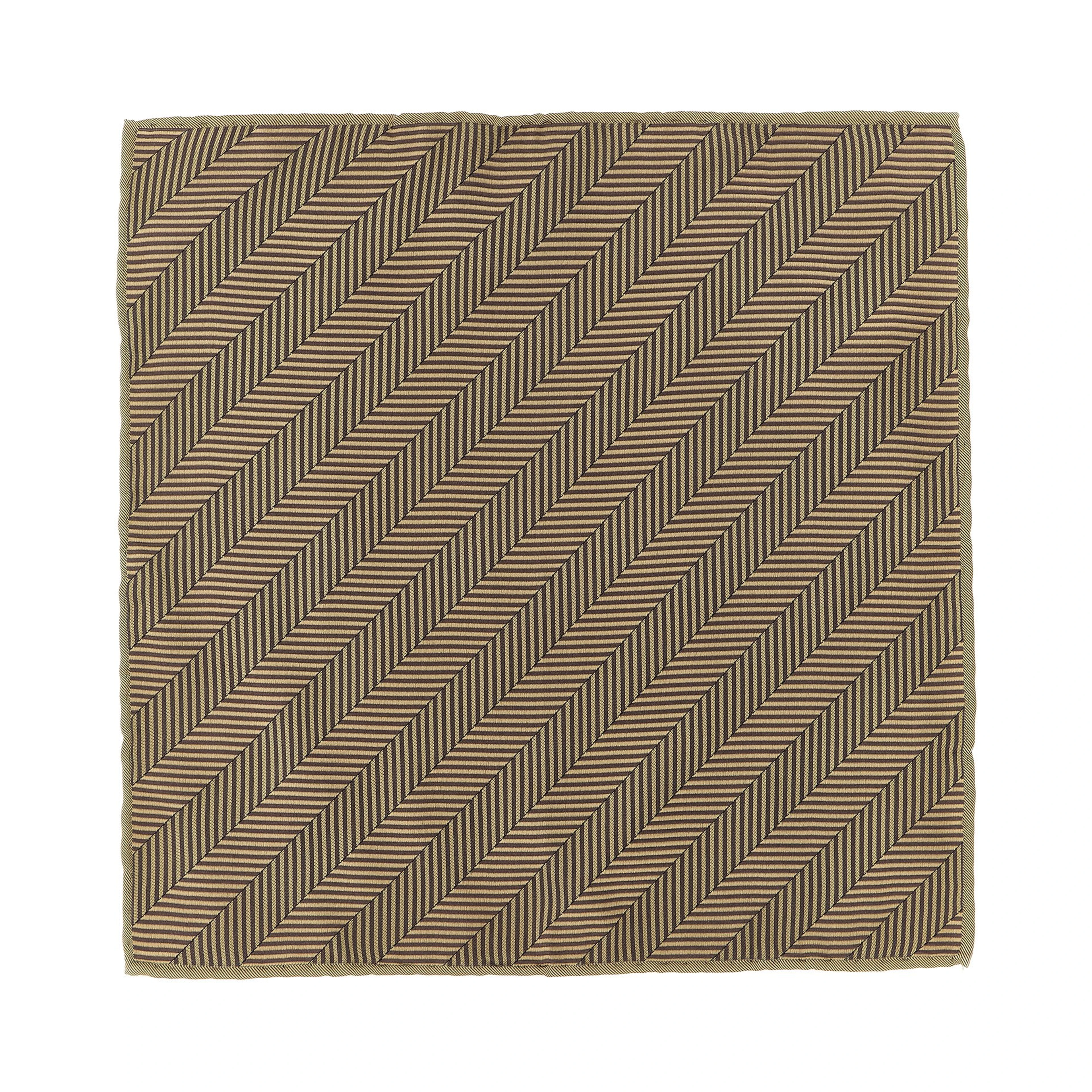 Beige Silk Pocket Square
