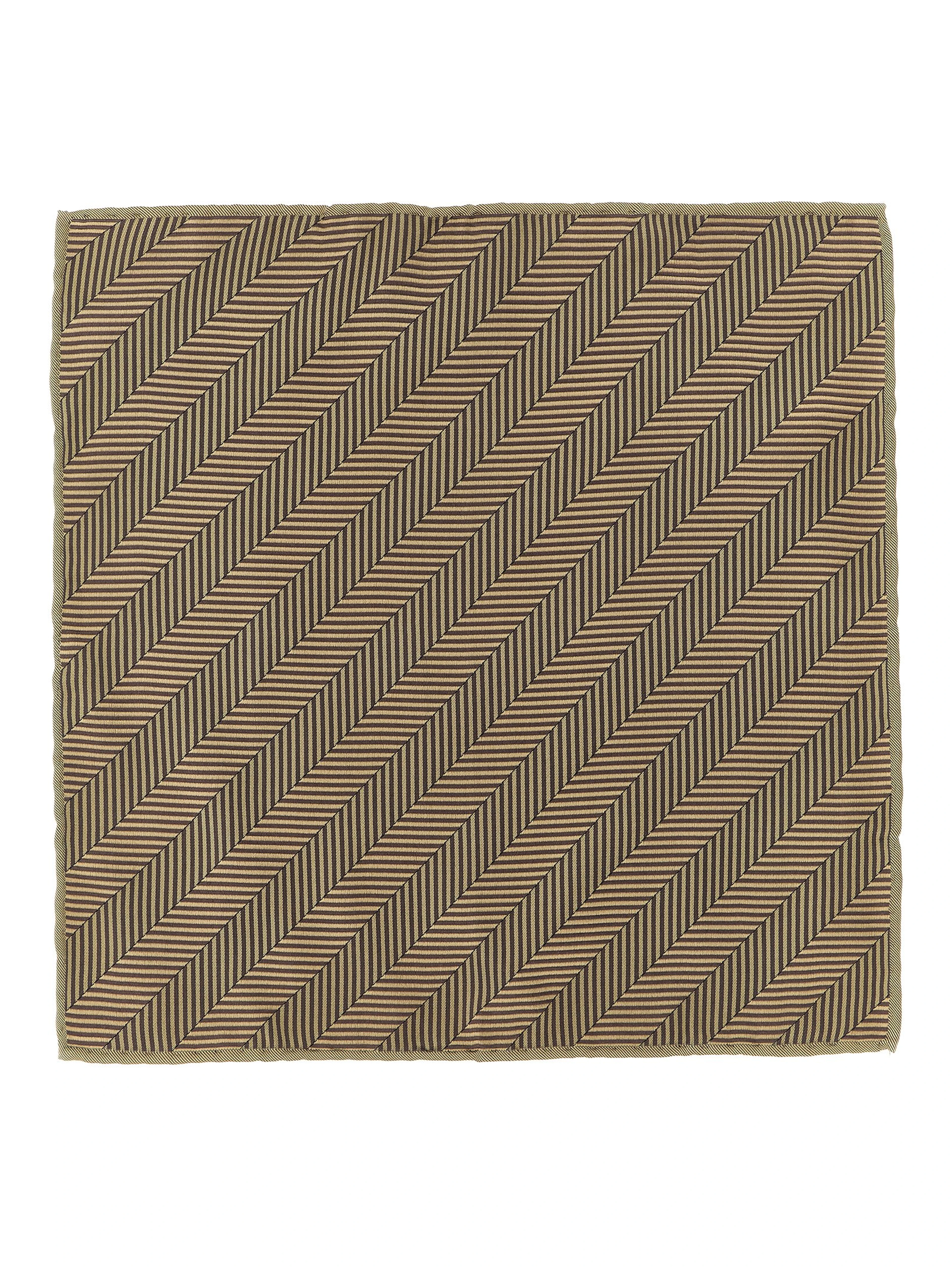 Beige Silk Pocket Square