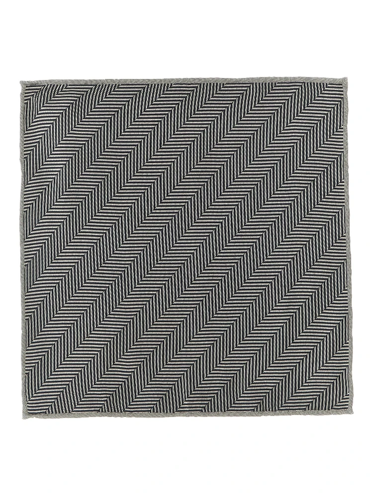 Gray Silk Pocket Square
