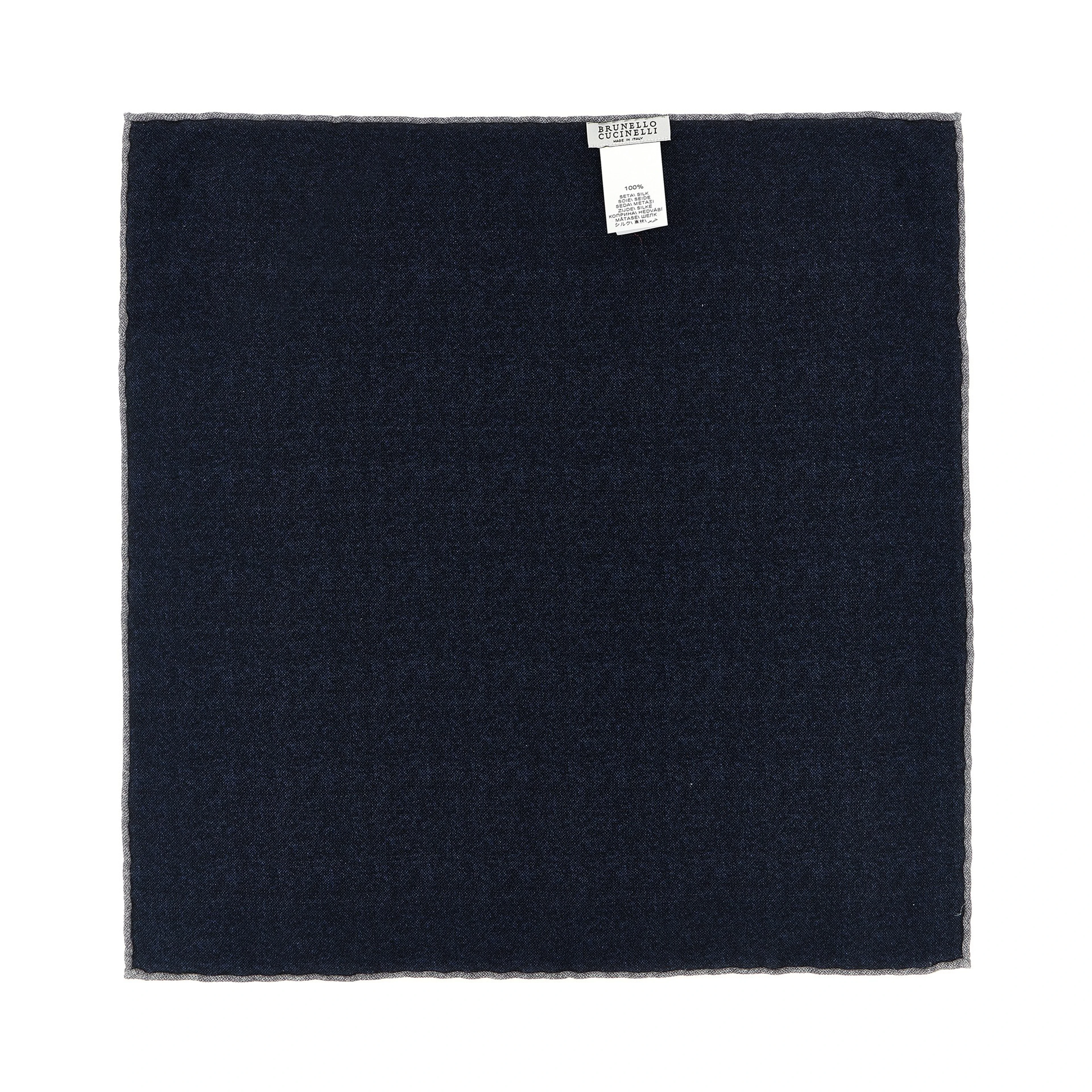 Blue Silk Pocket Square