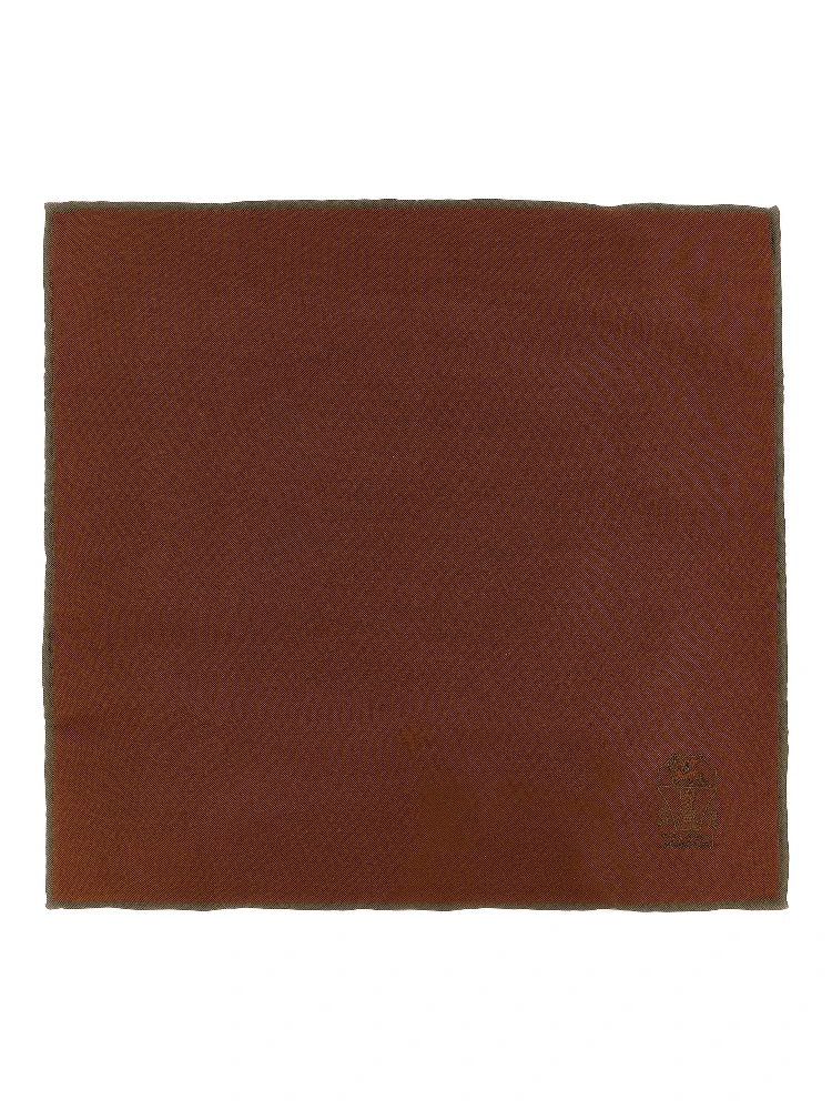 Brown Silk Scarf