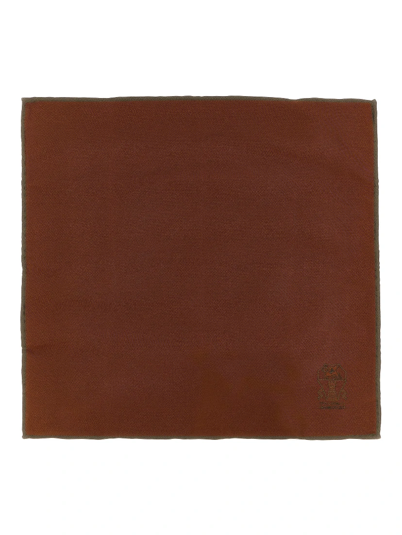 Brown Silk Scarf