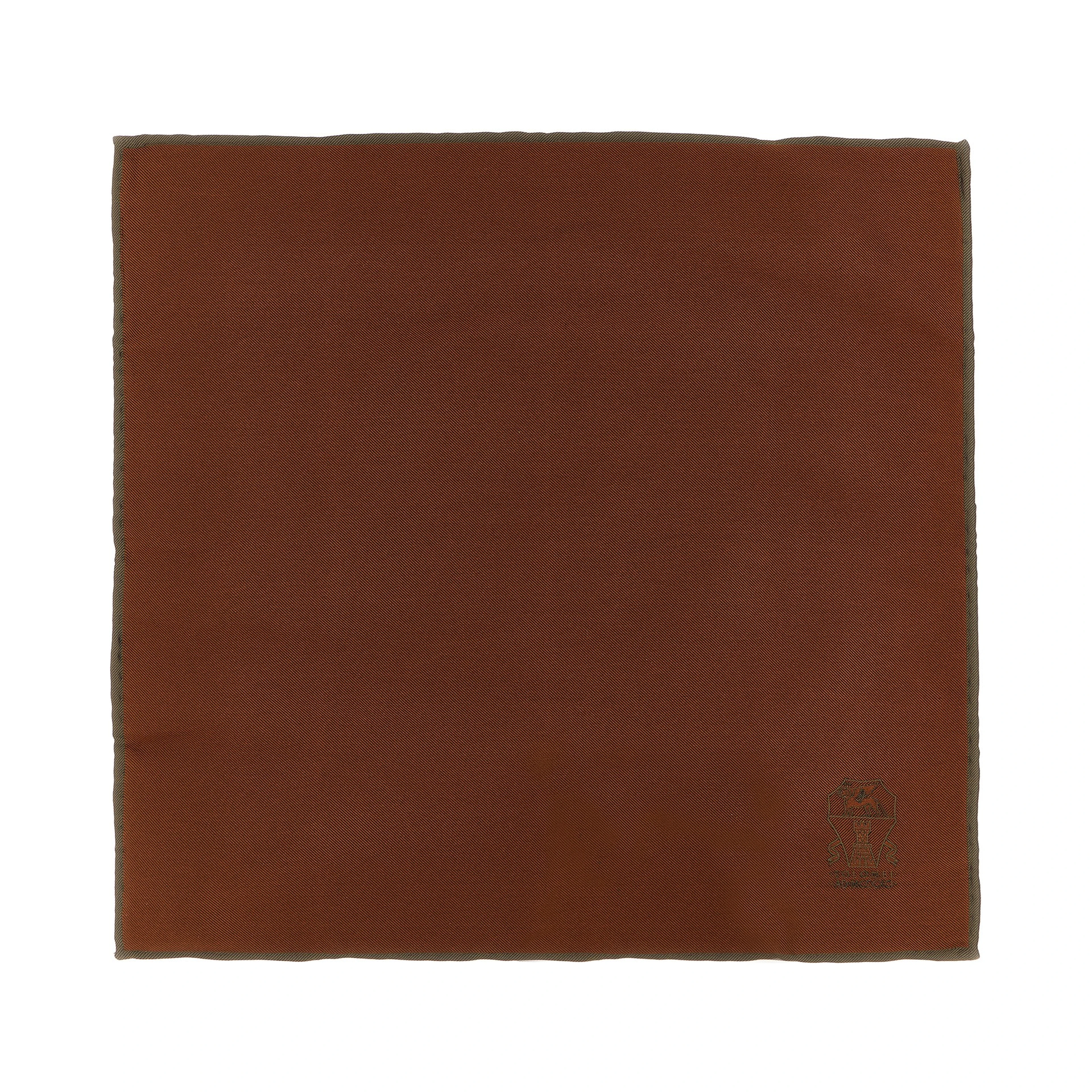 Brown Silk Scarf