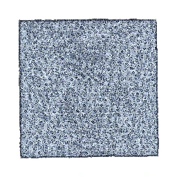 Blue Silk Pocket Square
