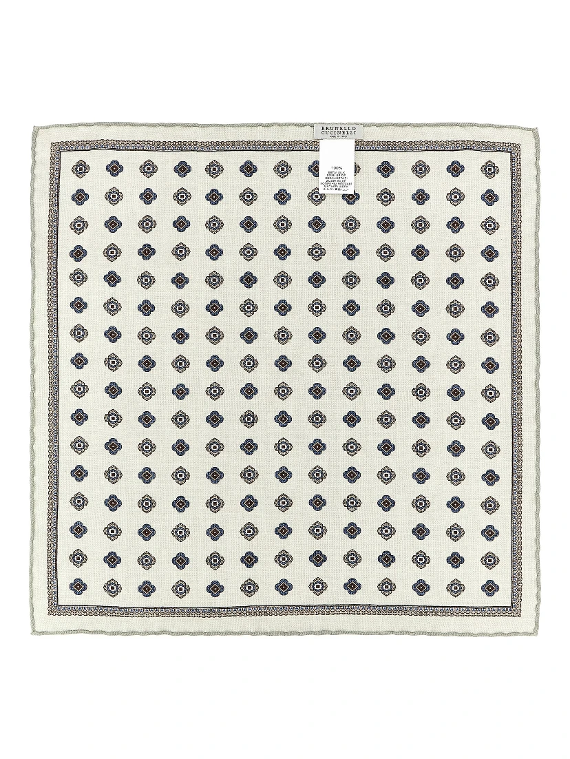 Multicolor Silk Pocket Square