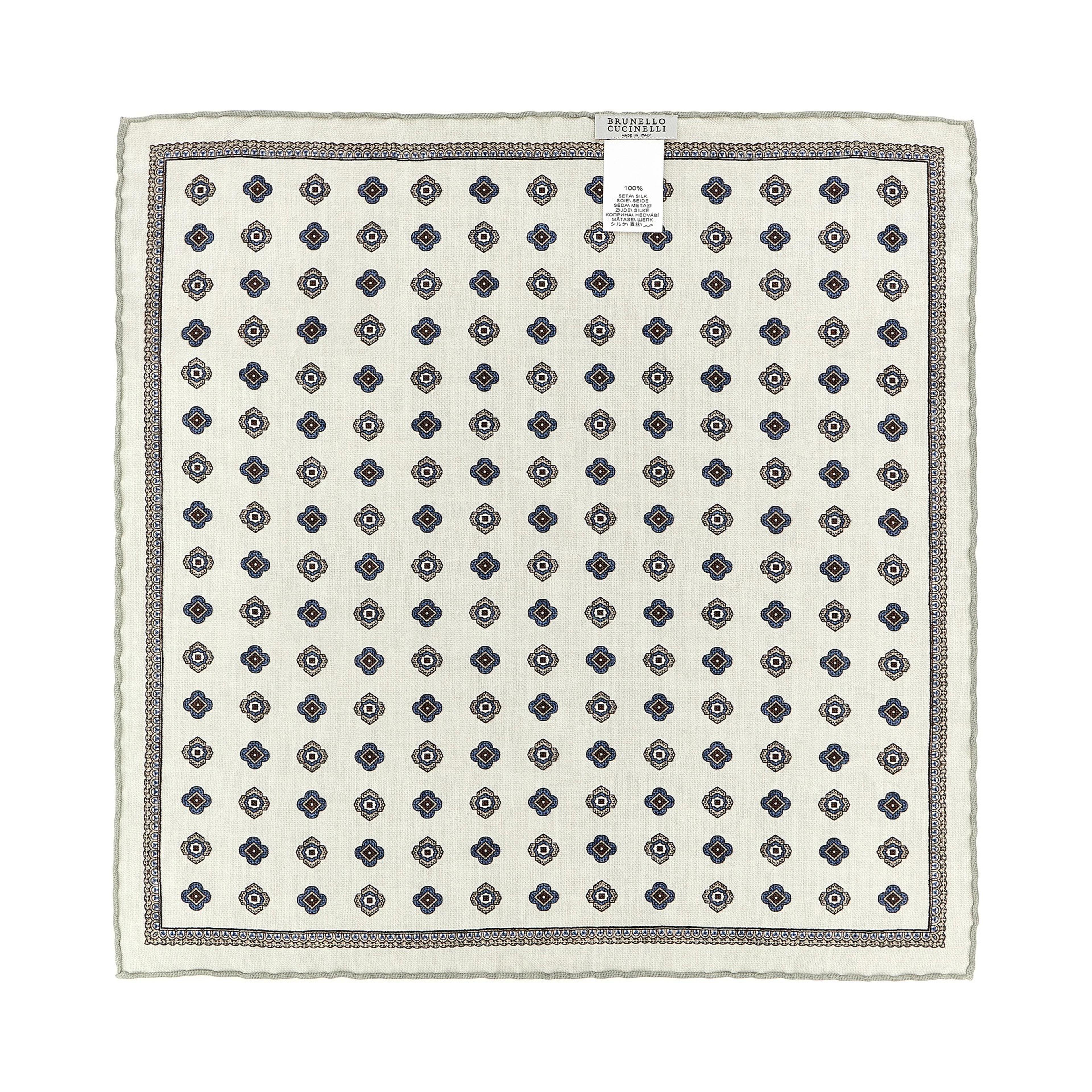Multicolor Silk Pocket Square