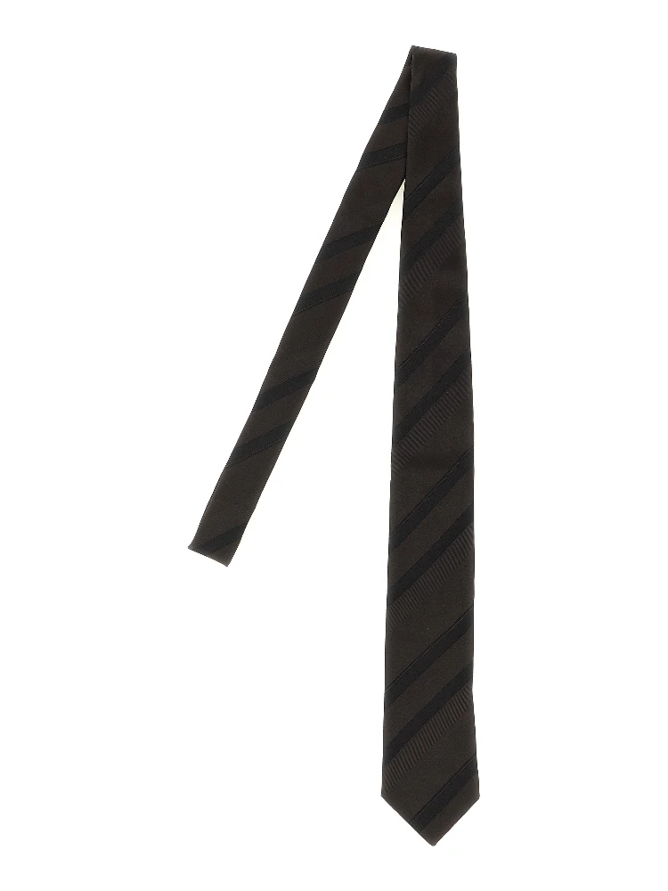Brown Silk Tie