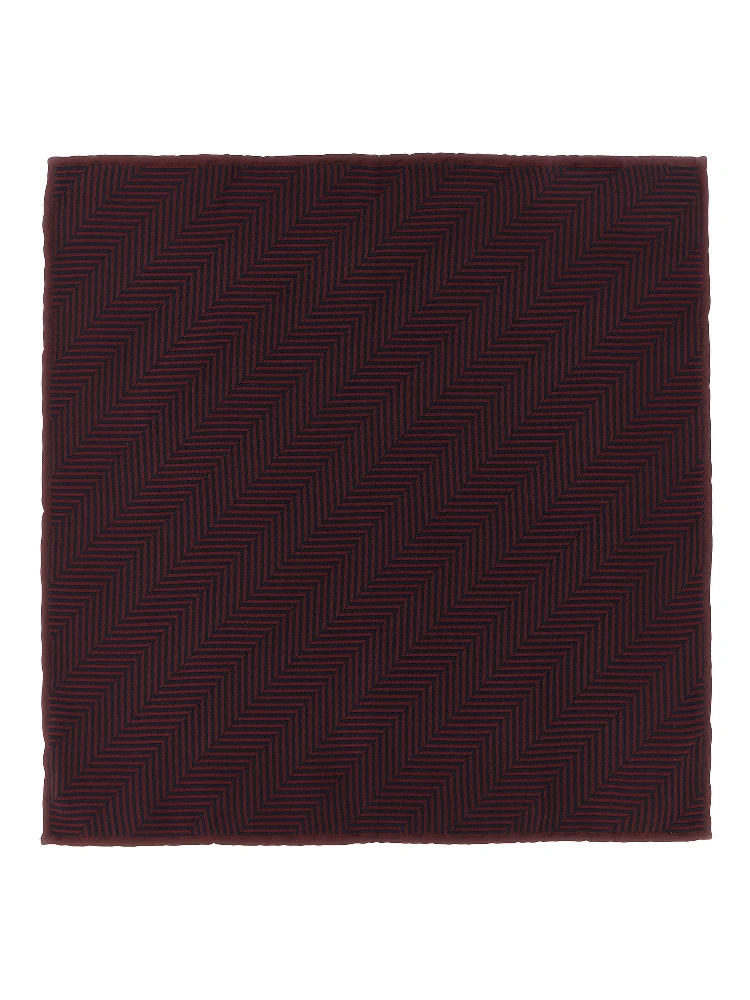 Bordeaux Silk Pocket Square