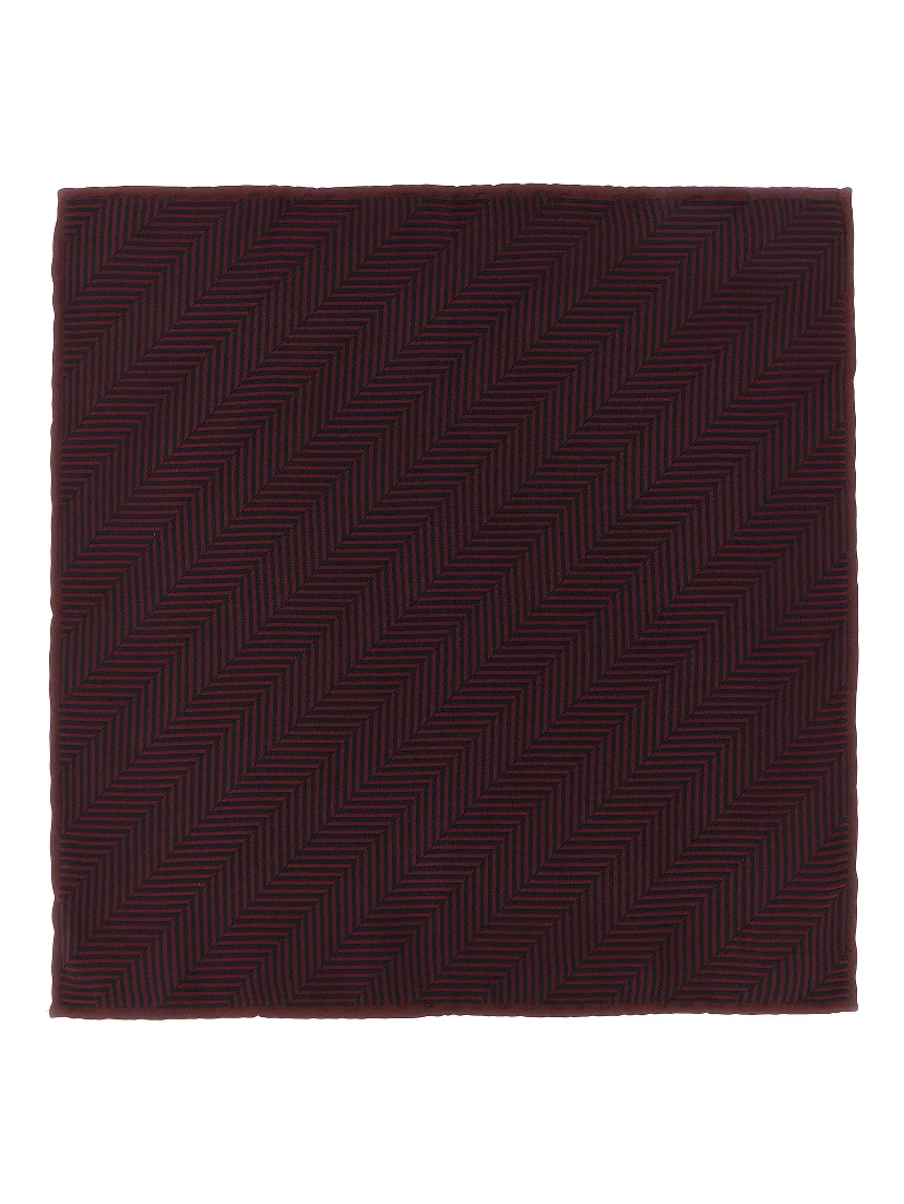 Bordeaux Silk Pocket Square
