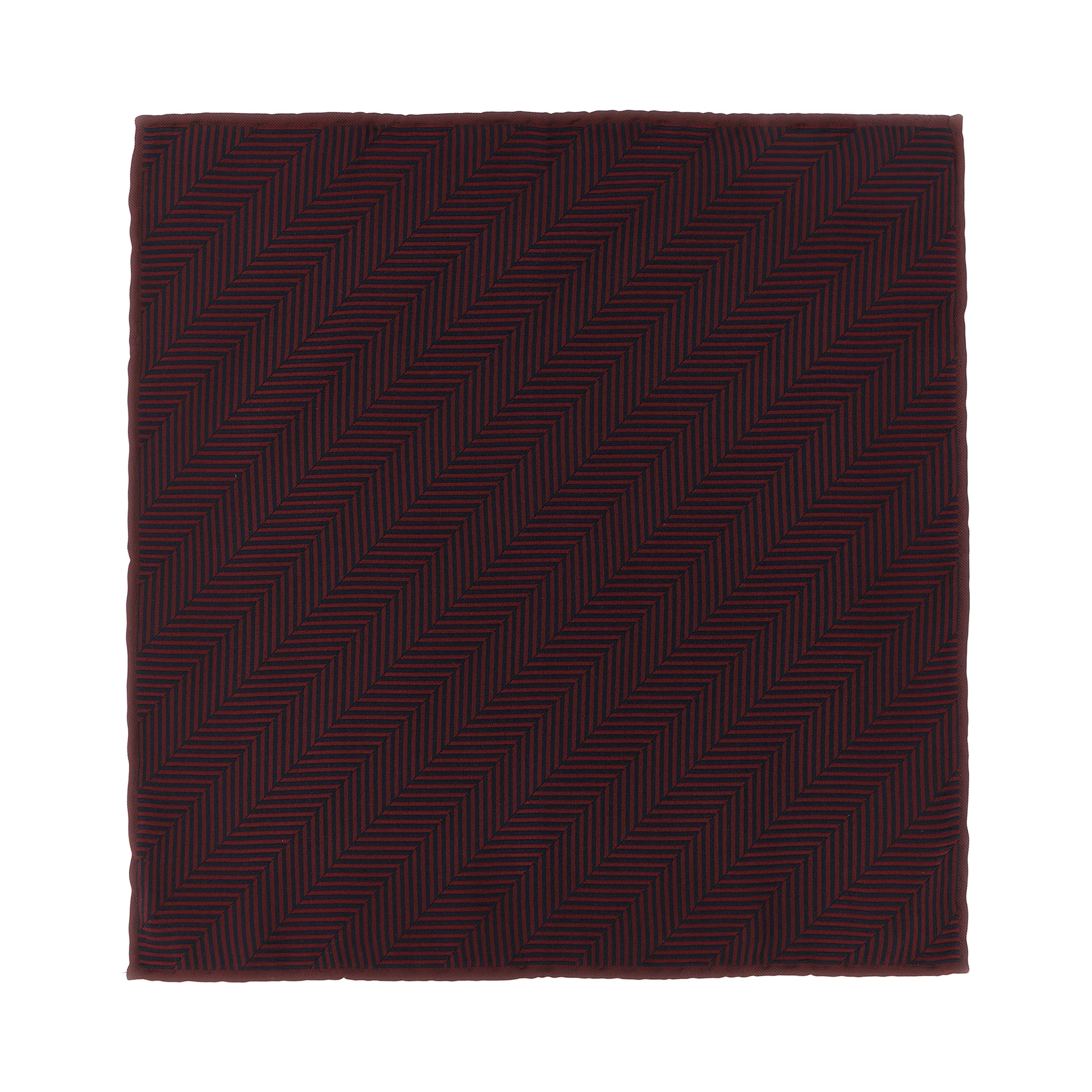 Bordeaux Silk Pocket Square