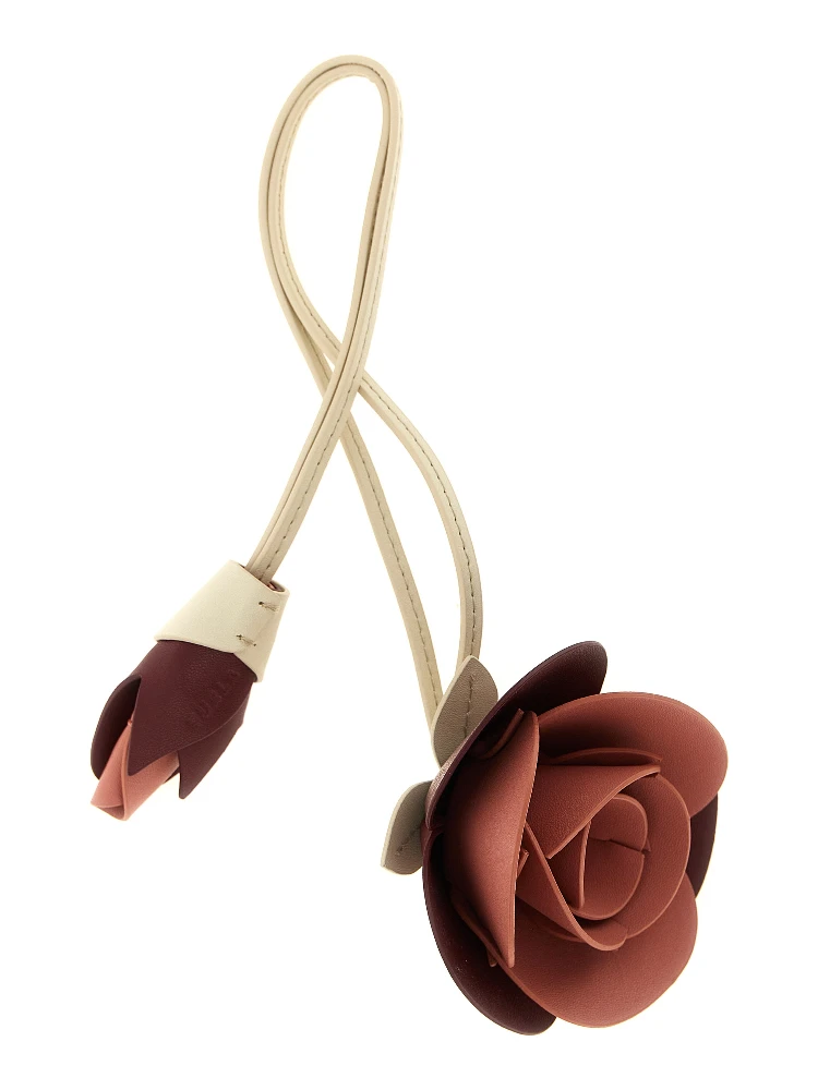 Multicolor Calfskin Keychain