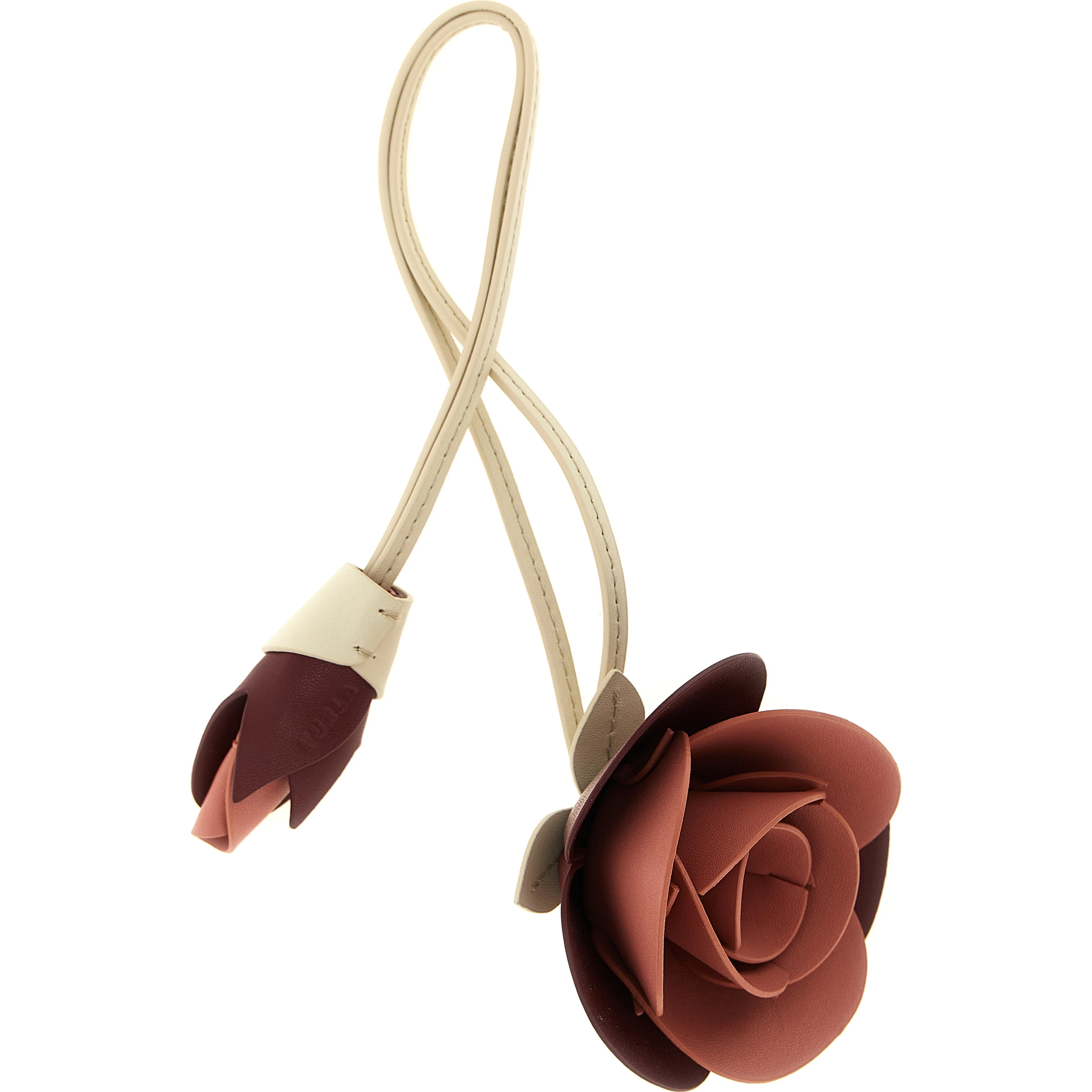 Multicolor Calfskin Keychain
