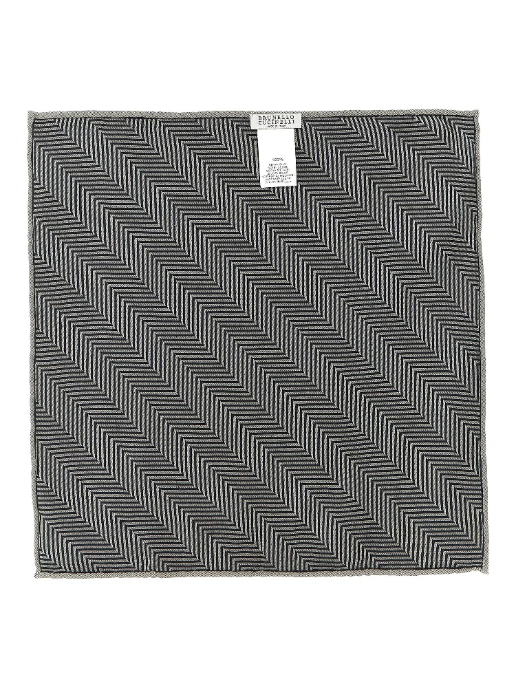 Gray Silk Pocket Square alternative