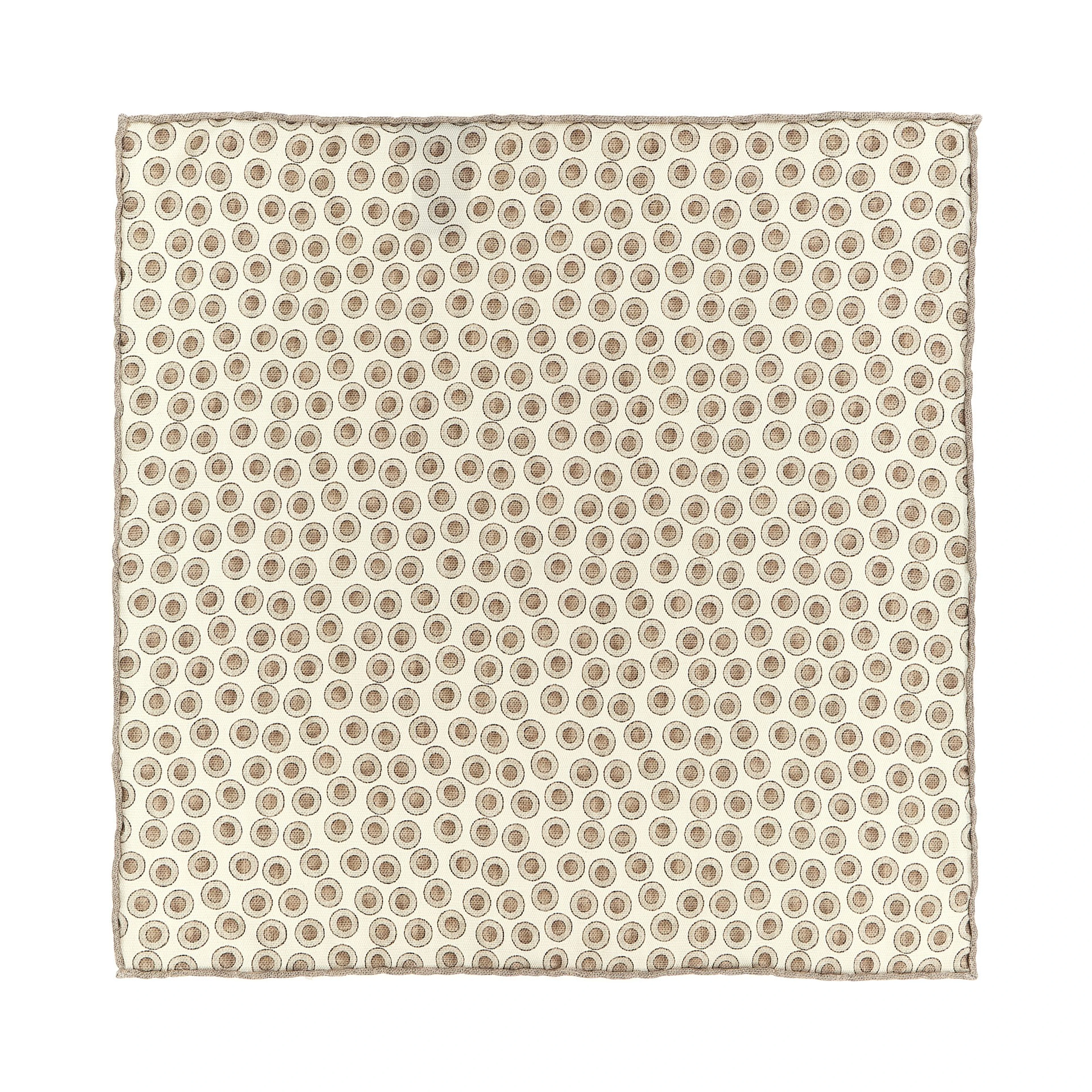 Beige Silk Foulard