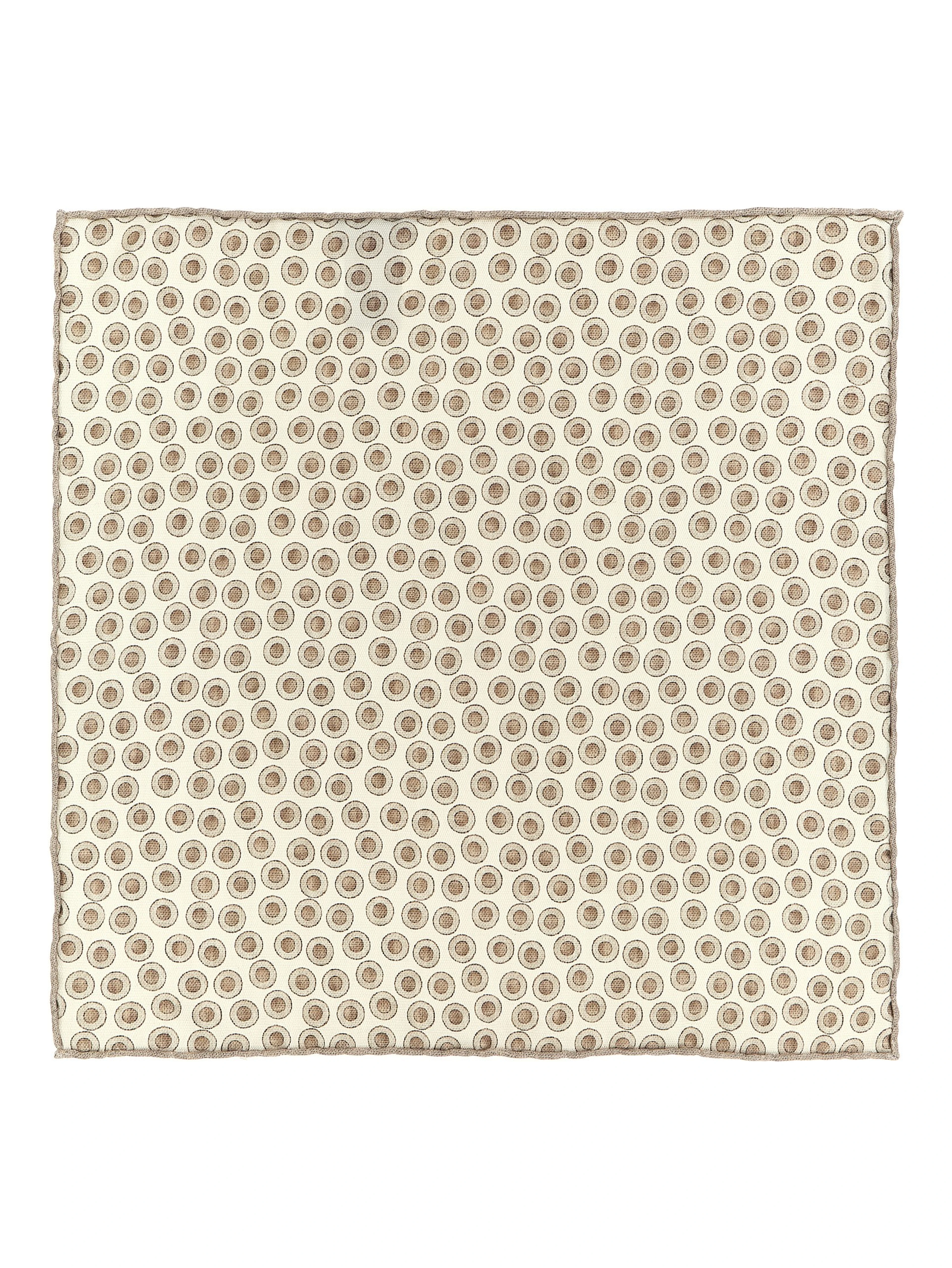 Beige Silk Foulard