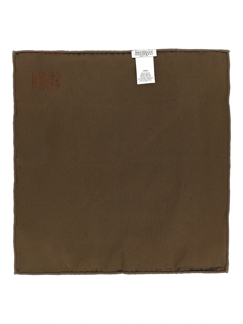 Brown Silk Scarf