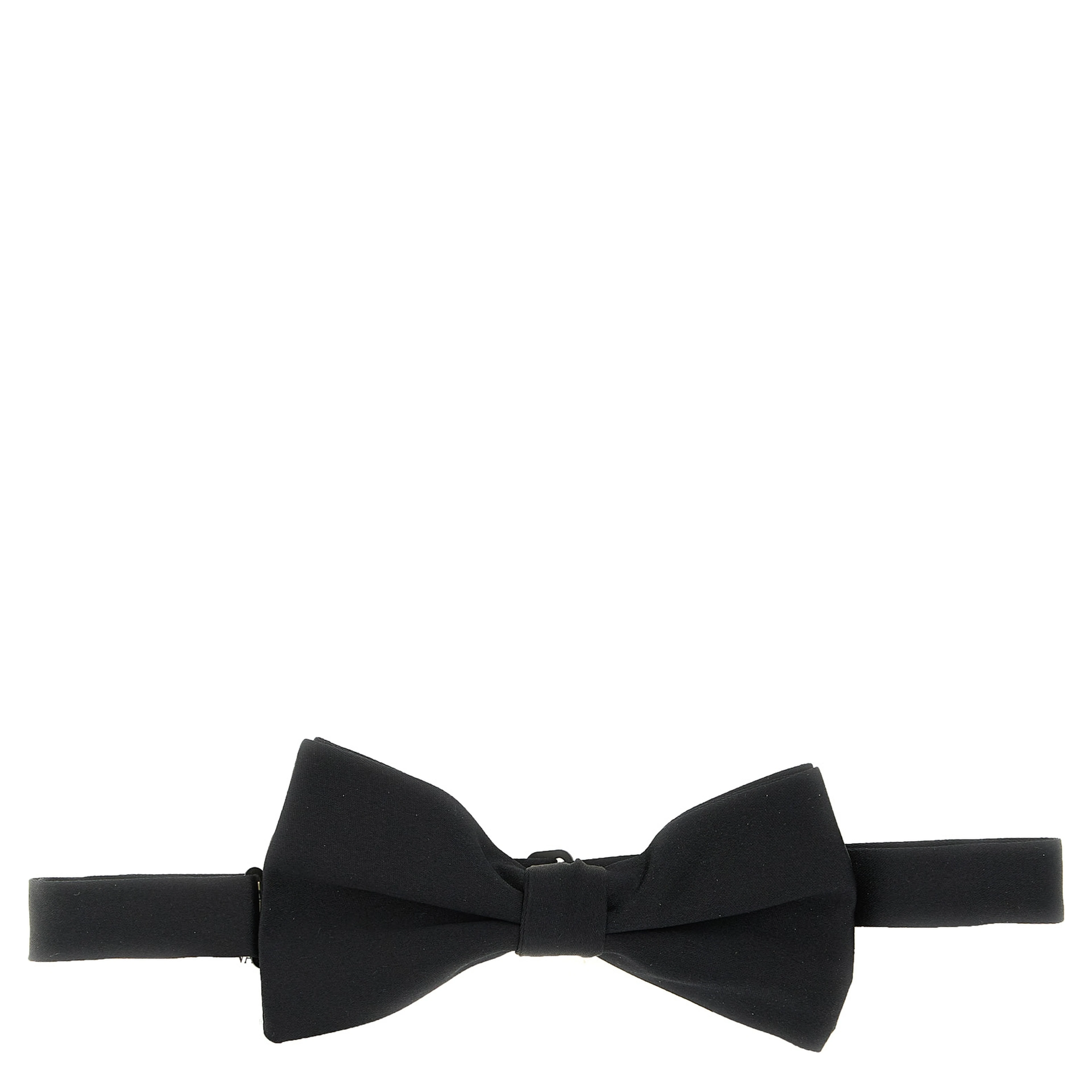 Black Silk Bowtie