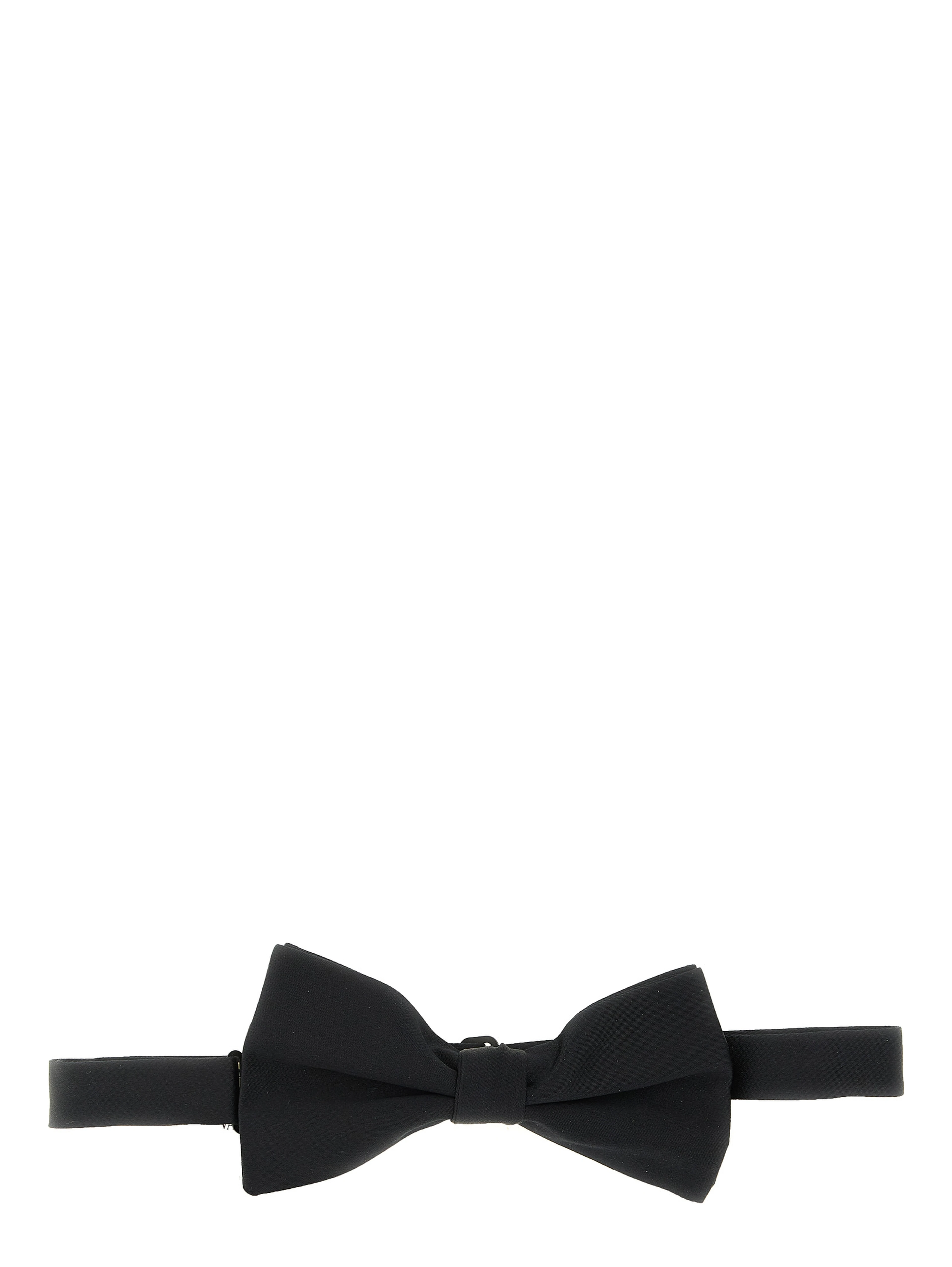 Black Silk Bowtie