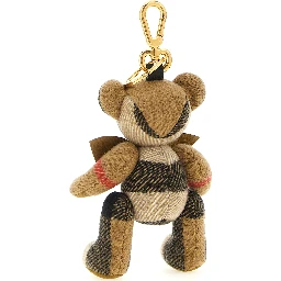 Beige Cashmere Keychain